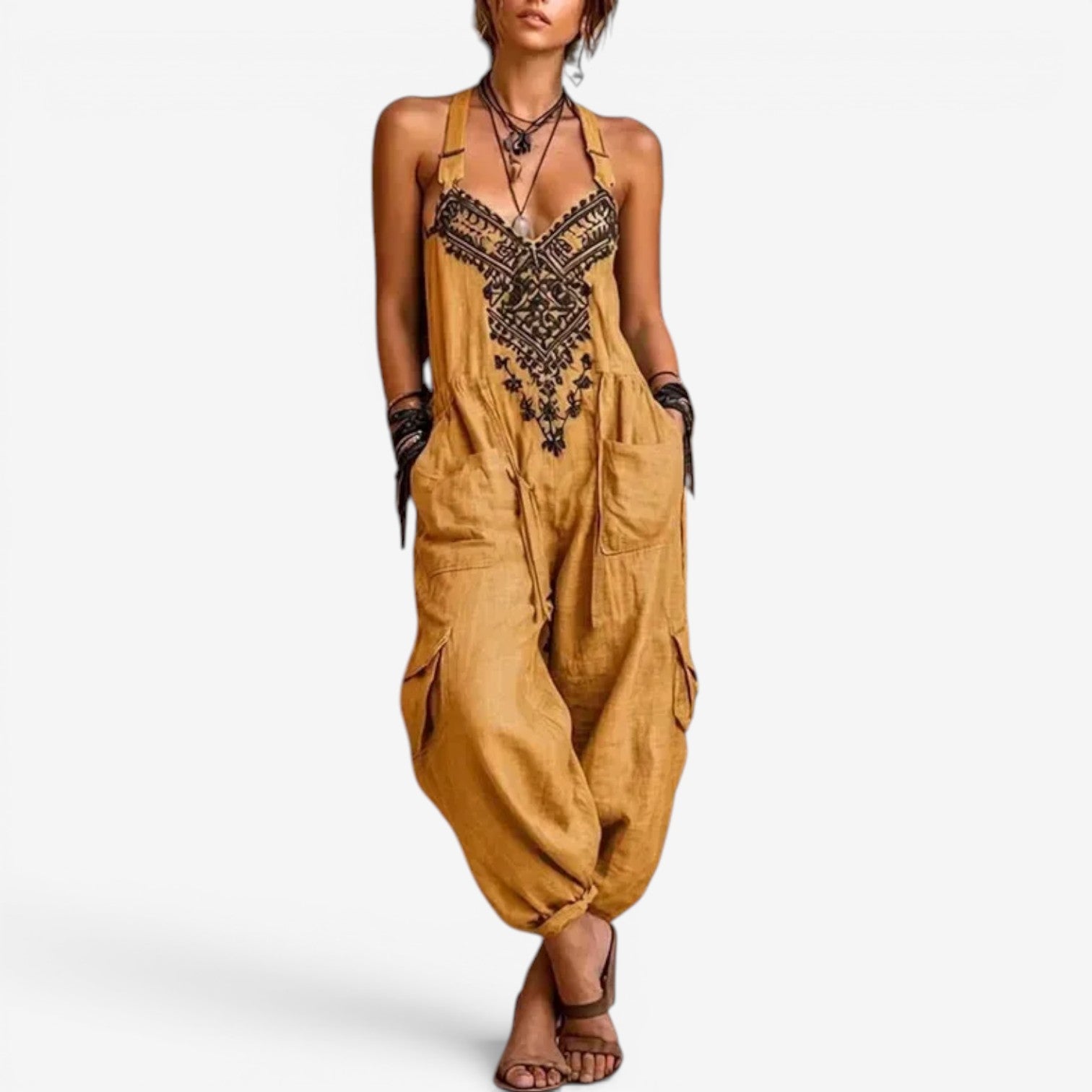 Emellia™ Boho style jumpsuit