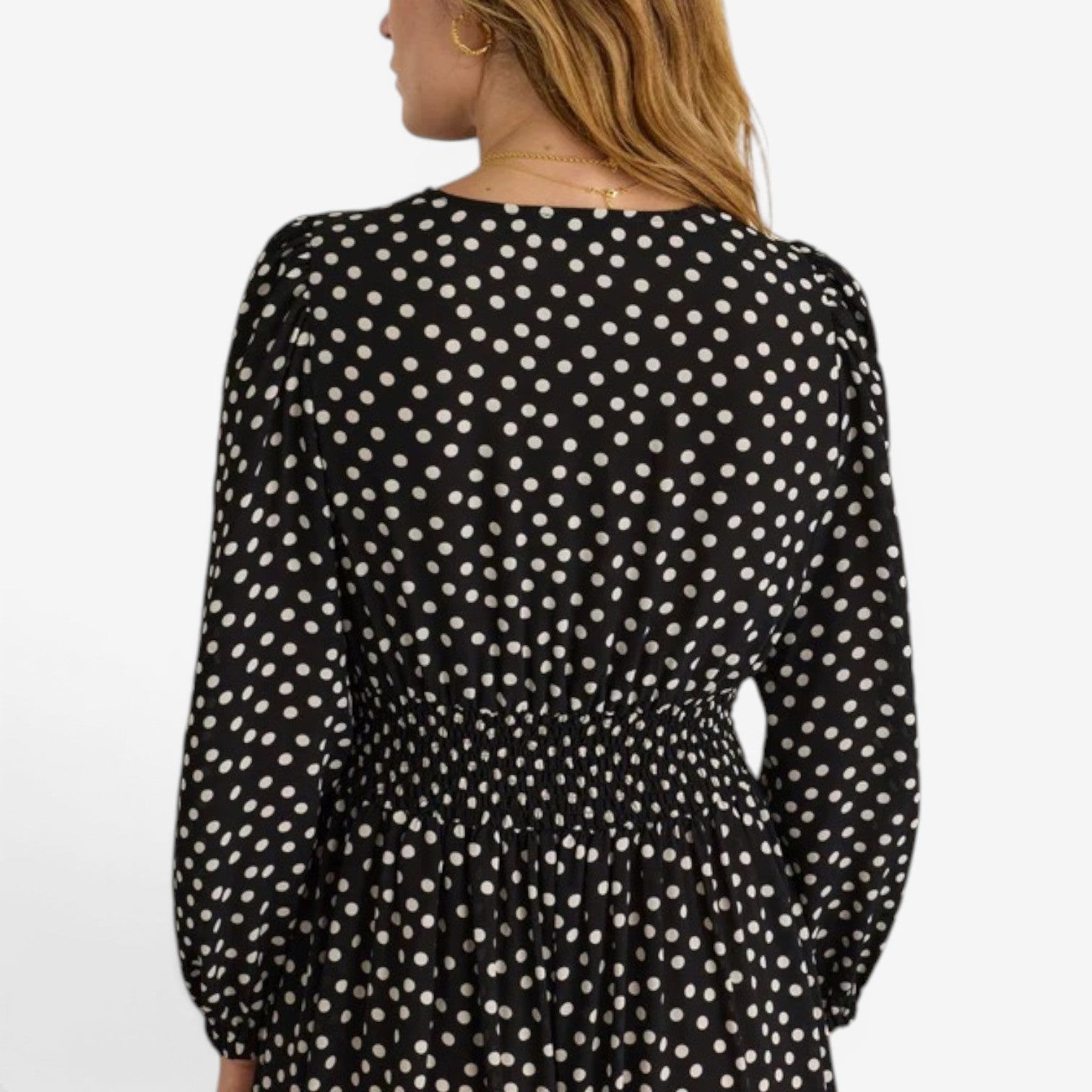 Daeya™ Polka dot midi dress