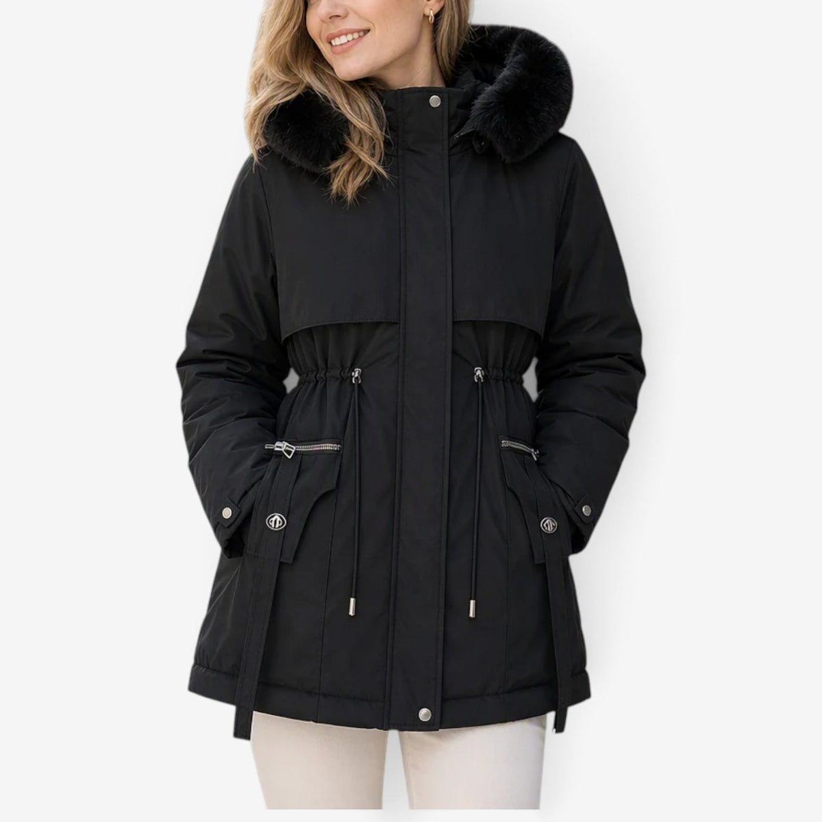 Sophia™ Faux Fur Hooded Parka