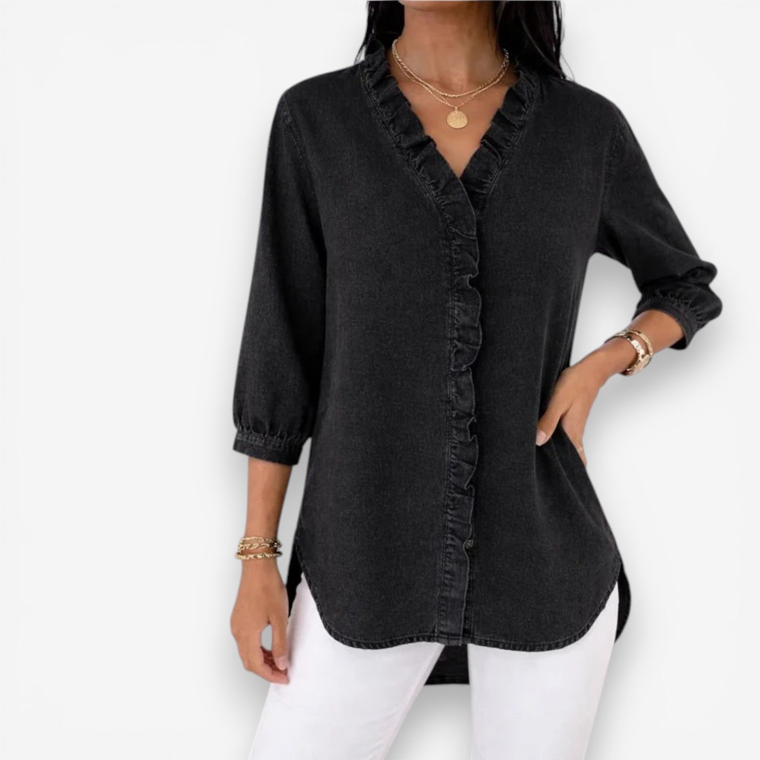 Carmina™ Long flowing shirt