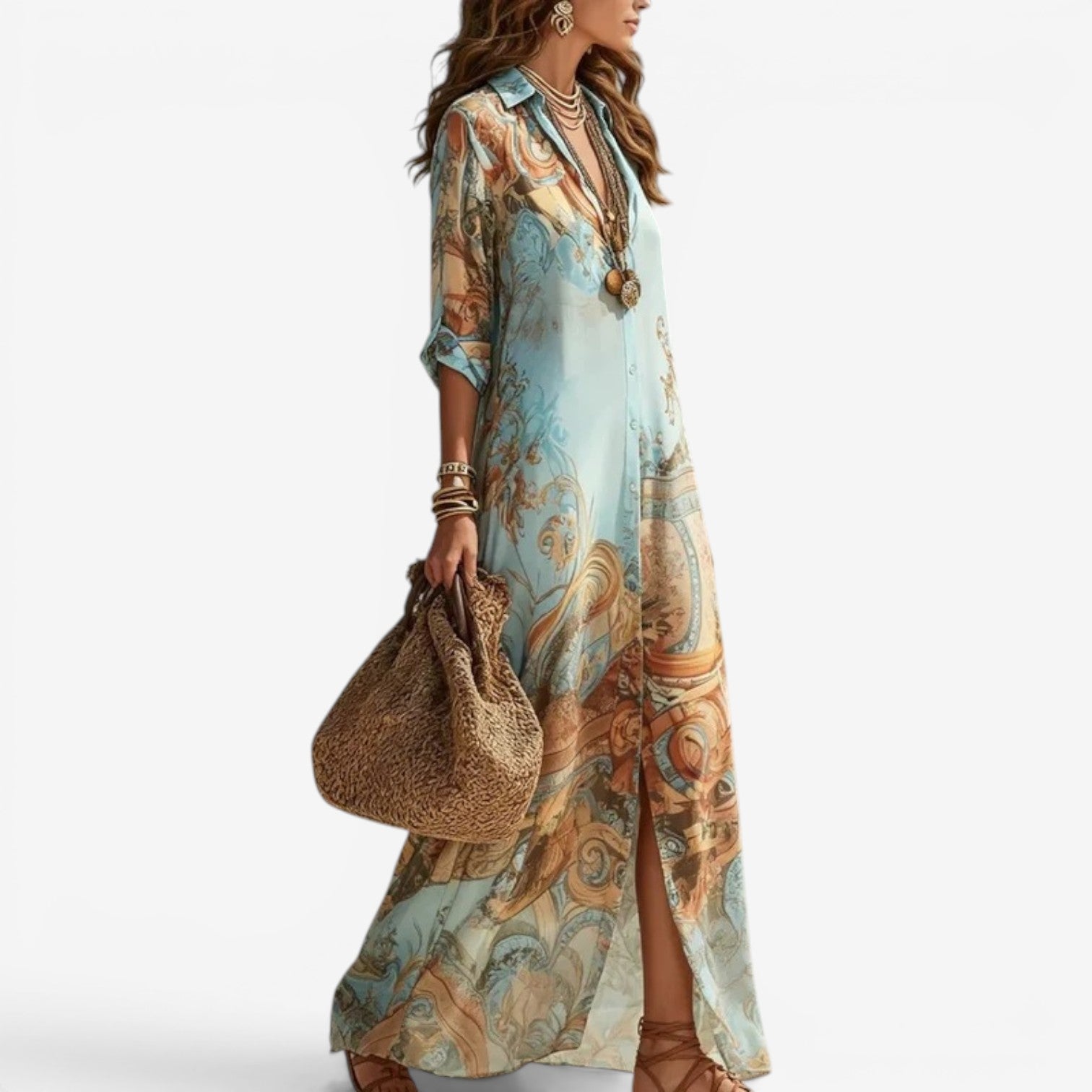 Raisa™ Maxi dress shirt