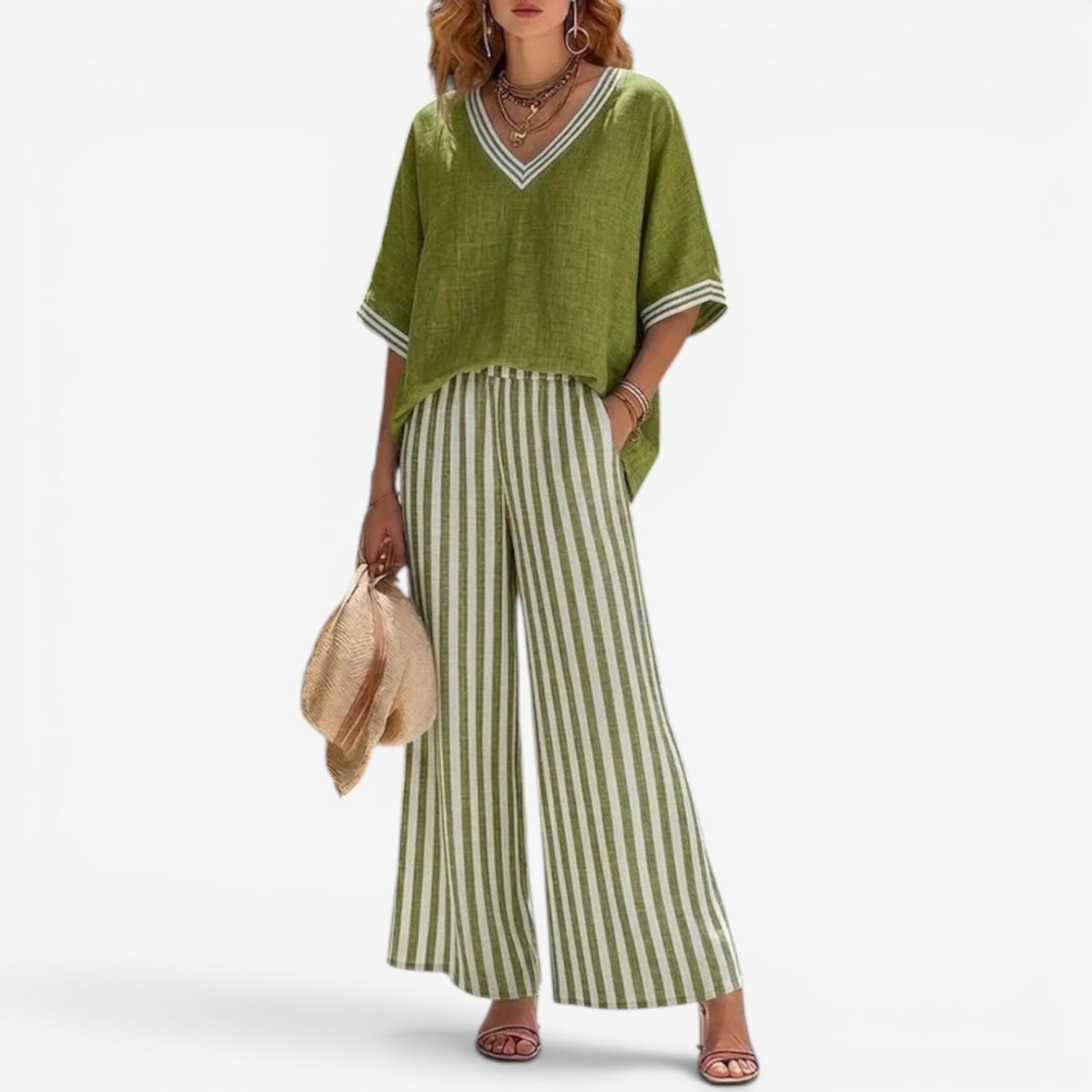 Brianna™ Striped Two-Piece Set