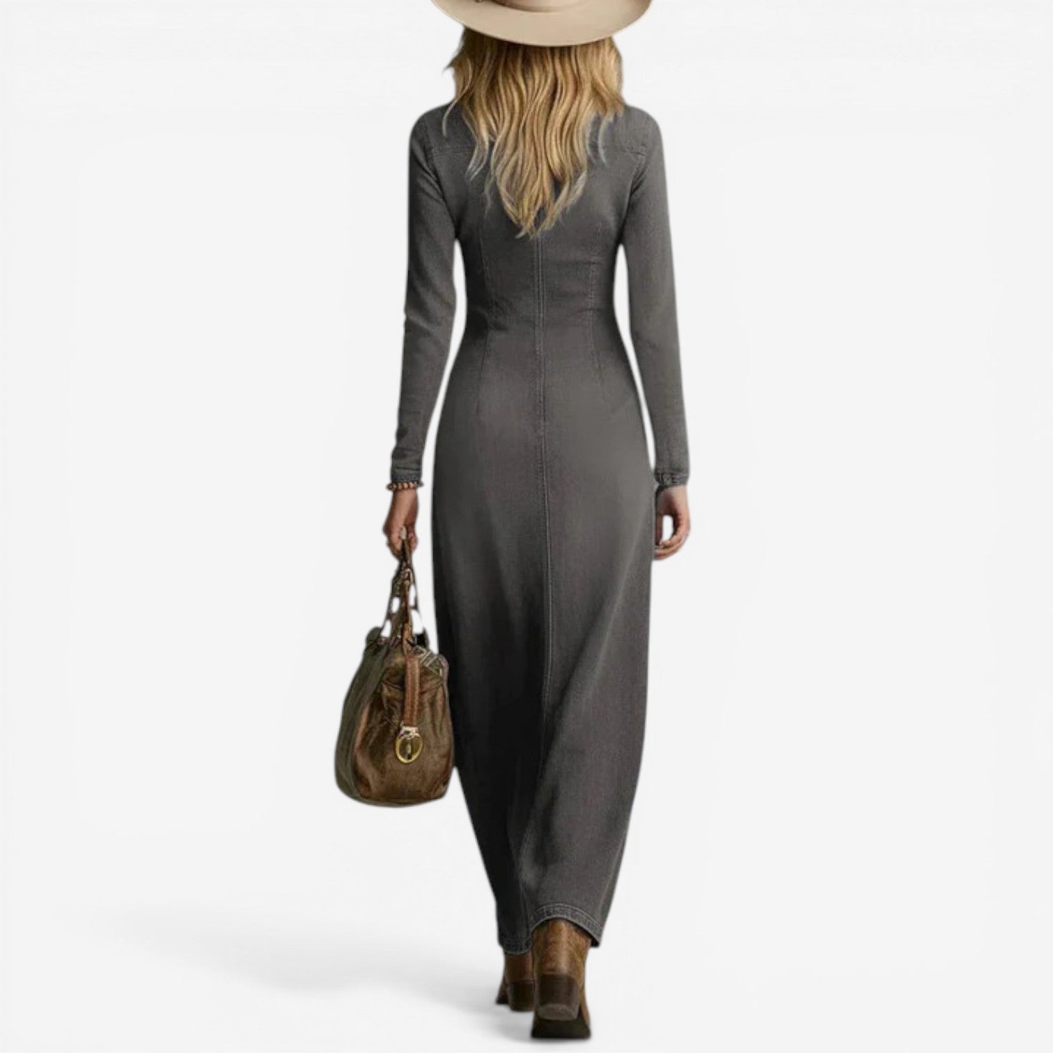 Sussie™ Long denim dress