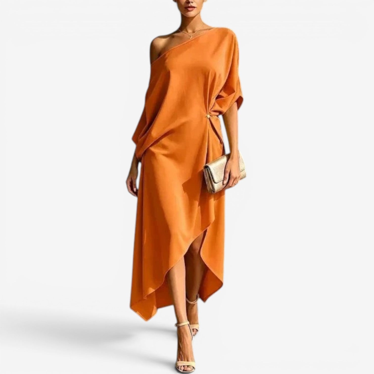 Candice™ One-shoulder midi dress