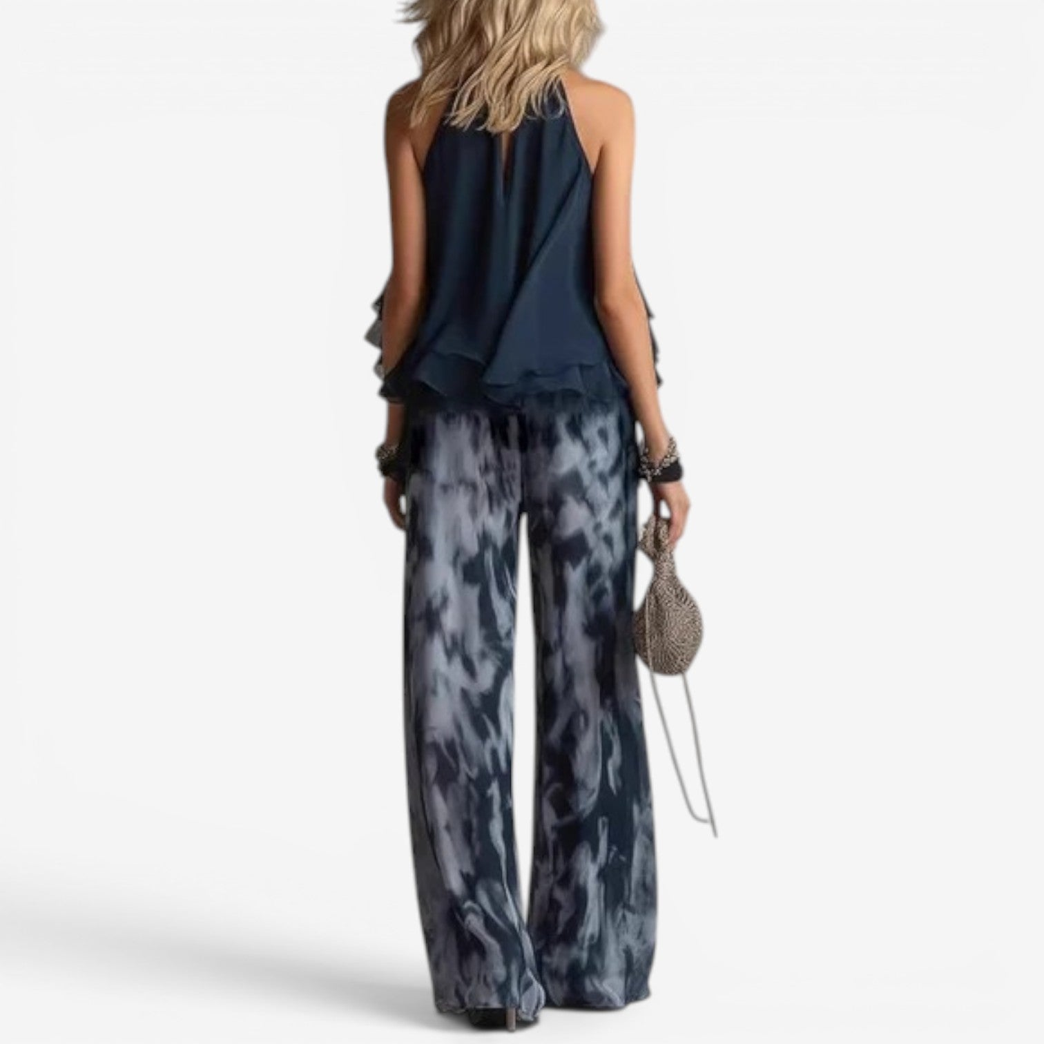 Marianne™ Complete pantsuit with ruffles