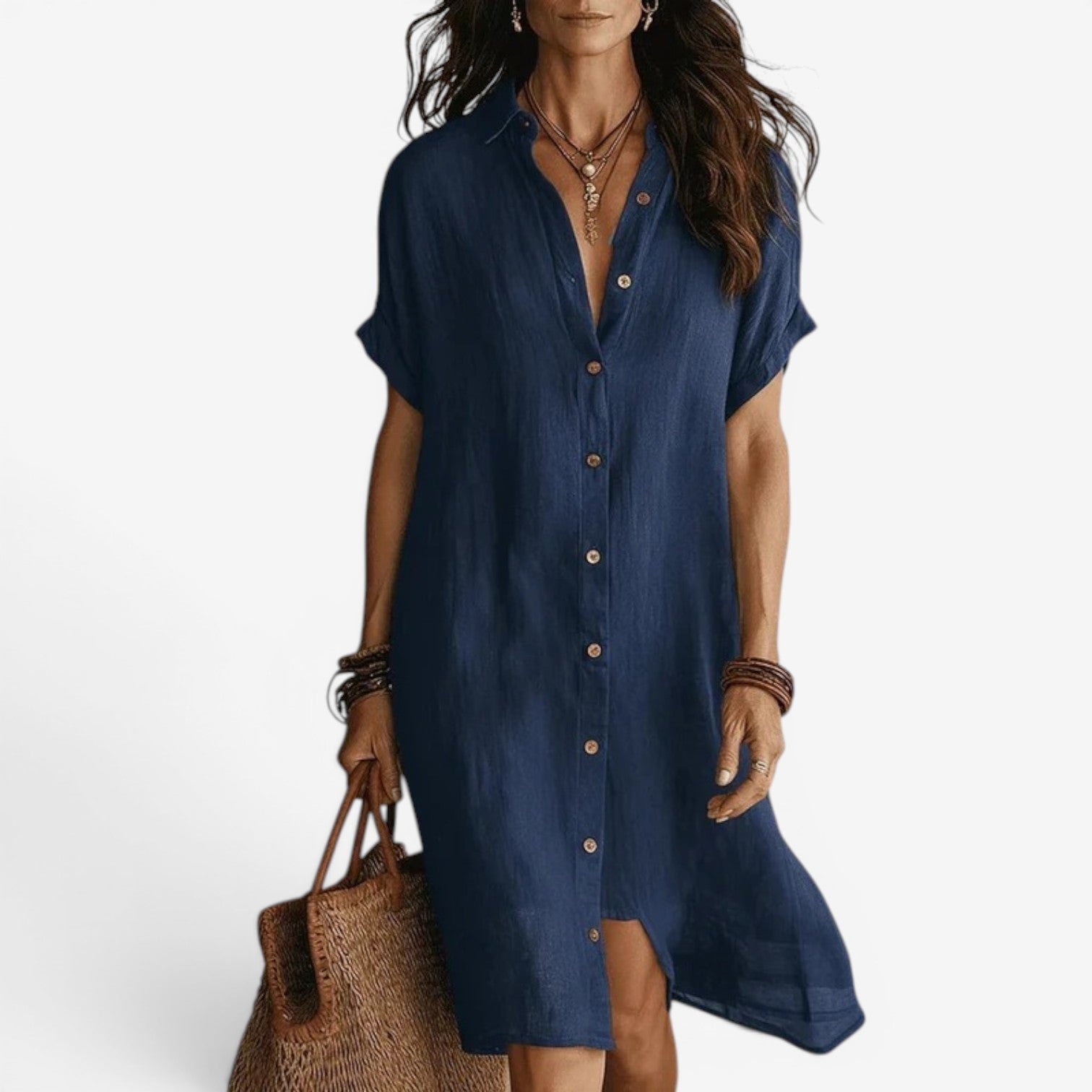 Jenny™ Linen shirt dress