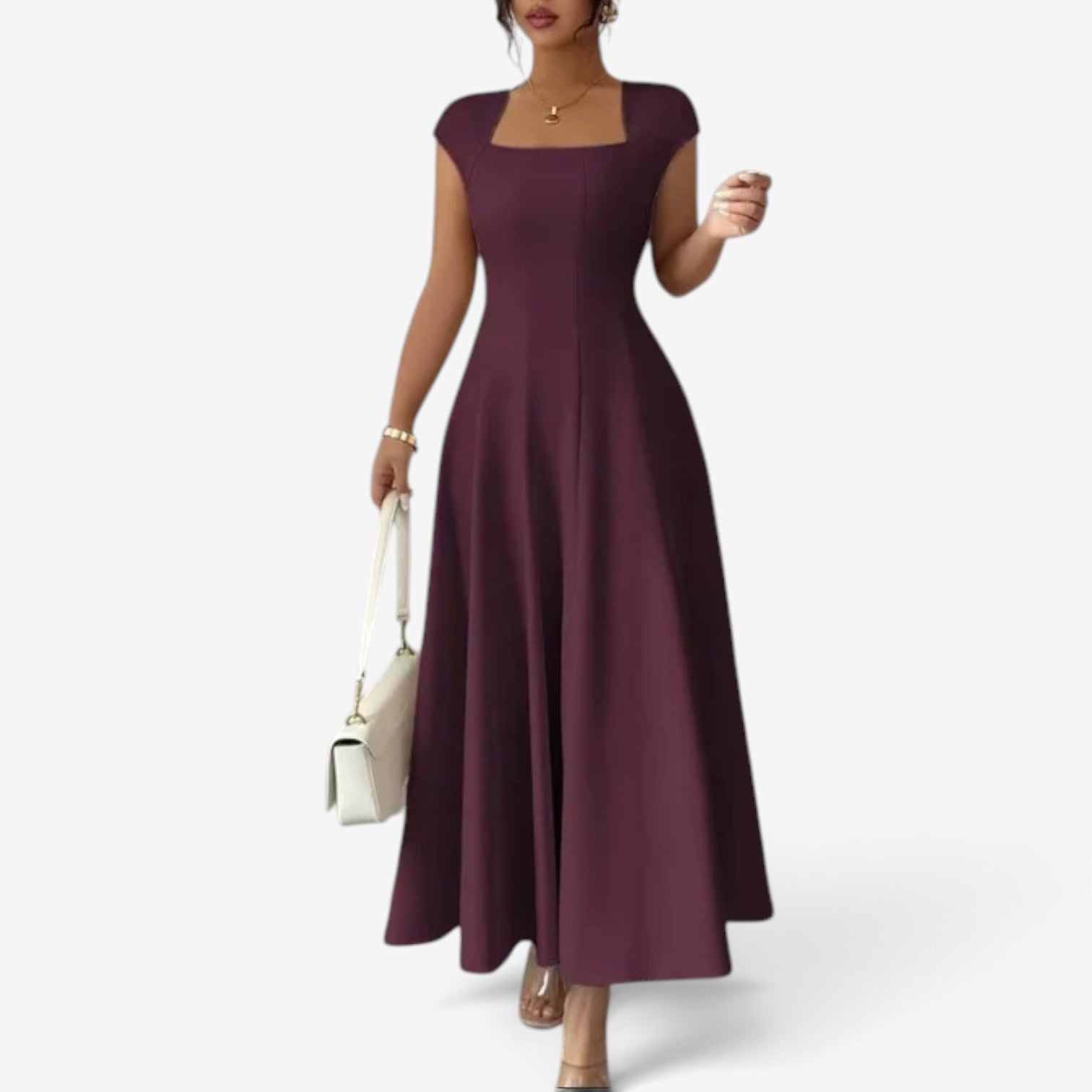 Betina™ Long flared dress