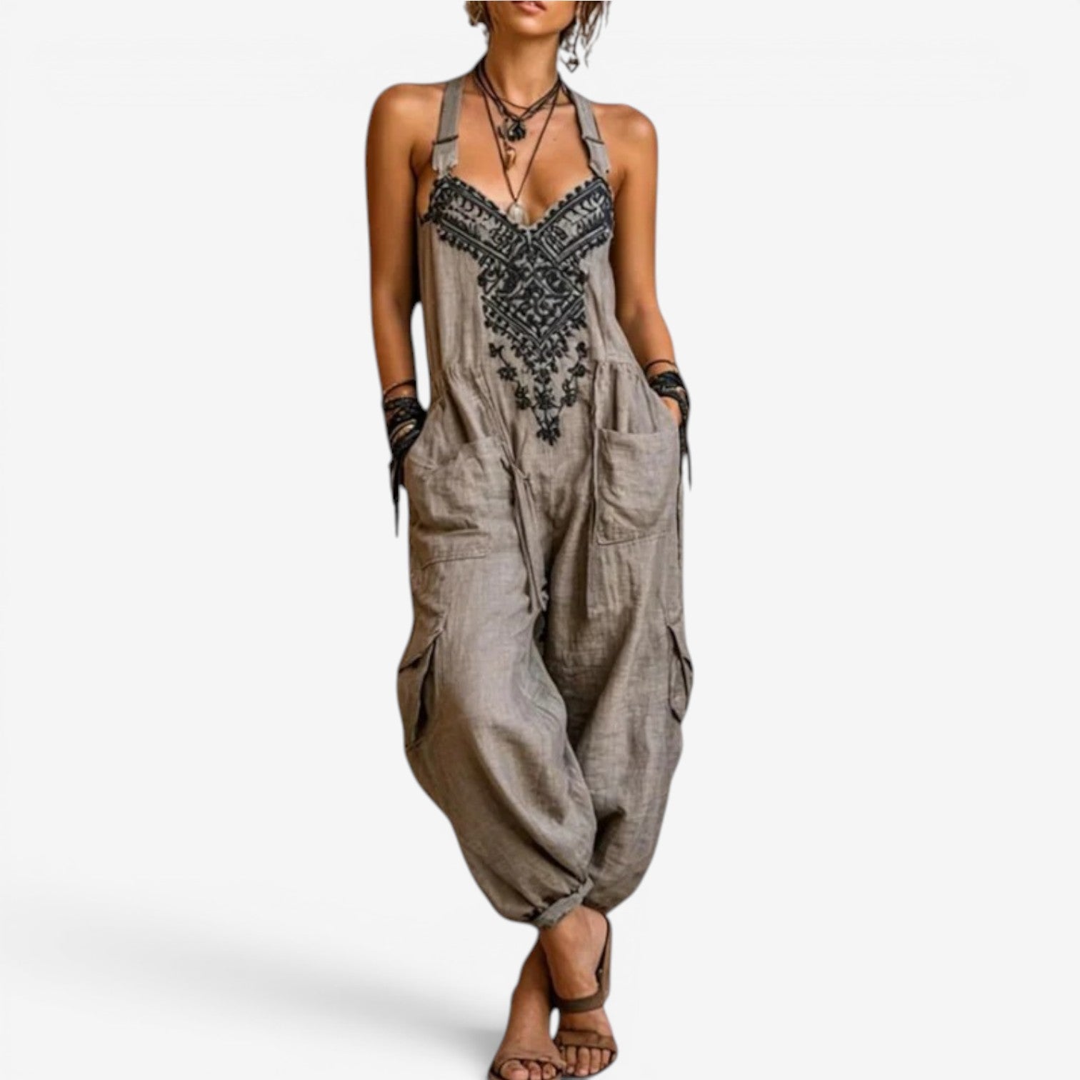 Emellia™ Boho style jumpsuit