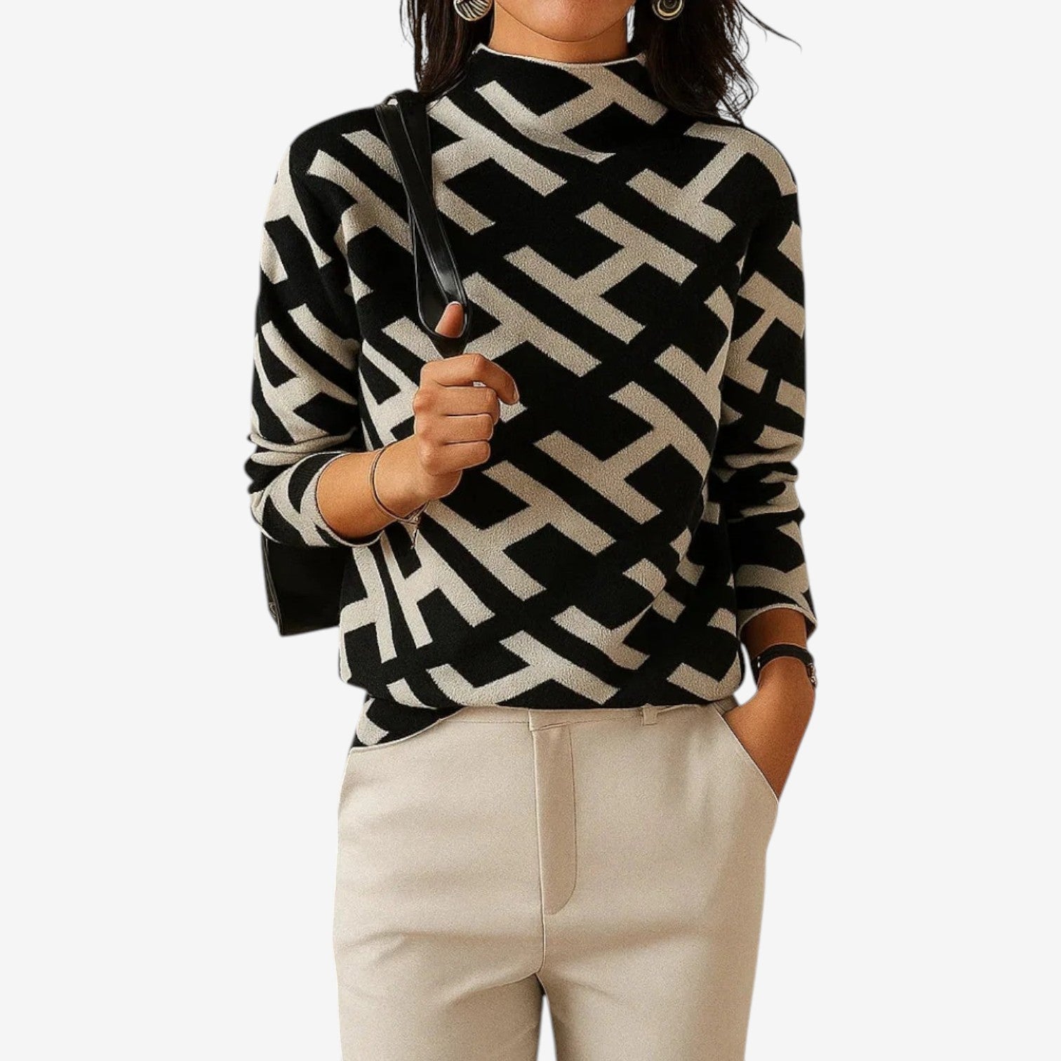 Rossi™ Geometric Sweater