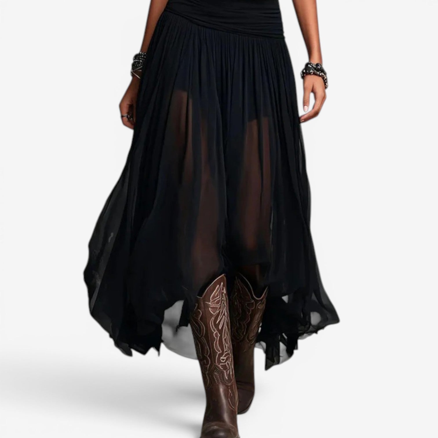 Lilianne™ Bohemian style maxi dress