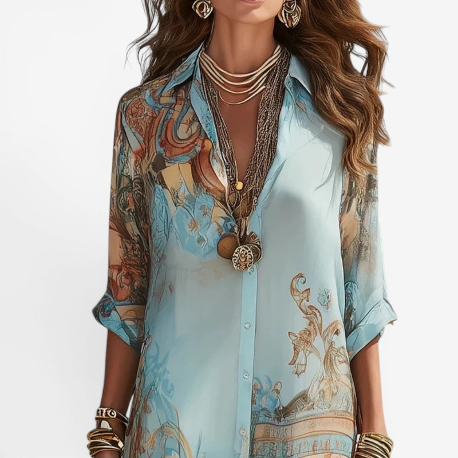 Raisa™ Maxi dress shirt