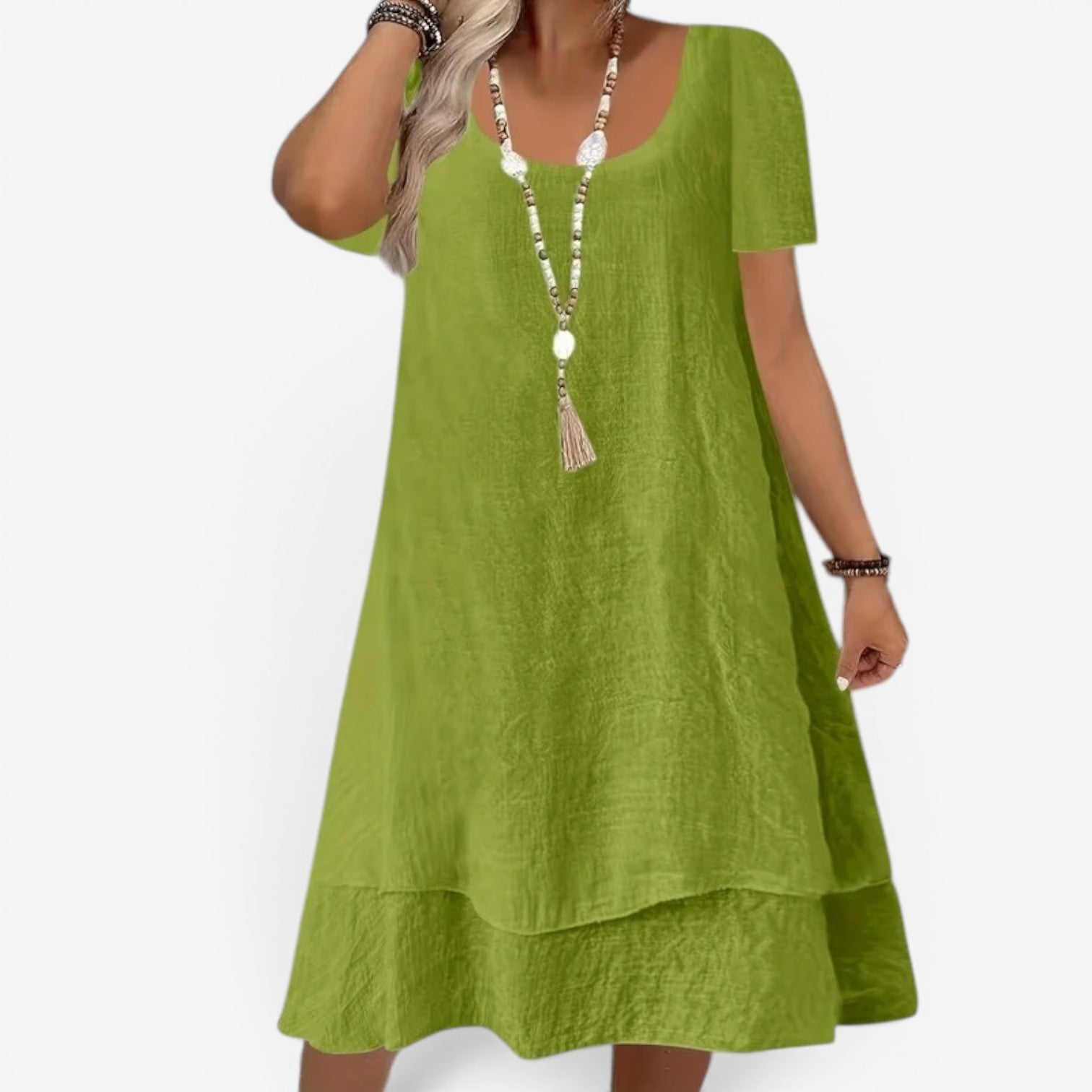 Elliane™ Midi dress with sleeves