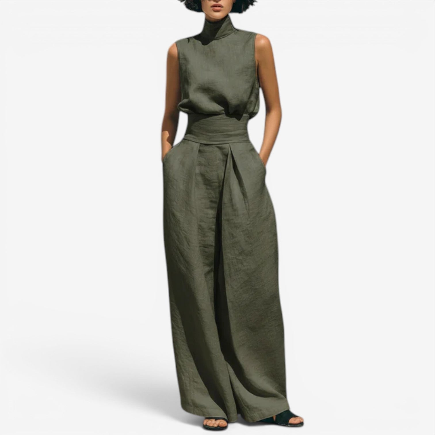 Marielli™ High-neck jumpsuit