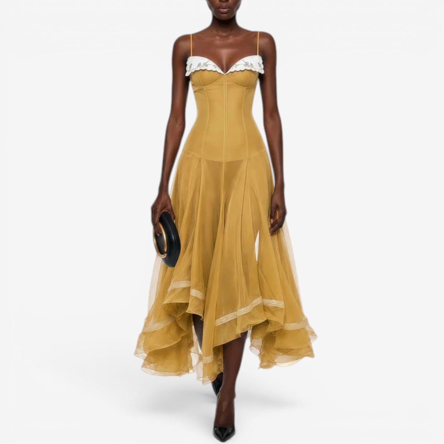 Lorea™ Asymmetrical midi dress