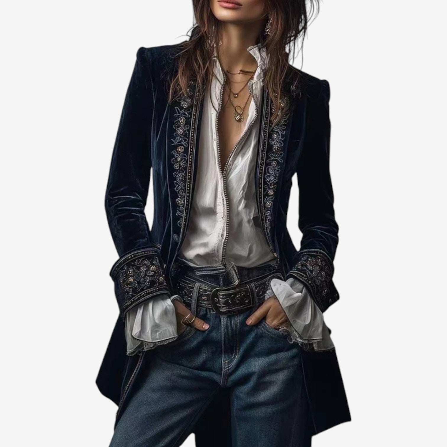 Ramousse™ Embroidered Blazer