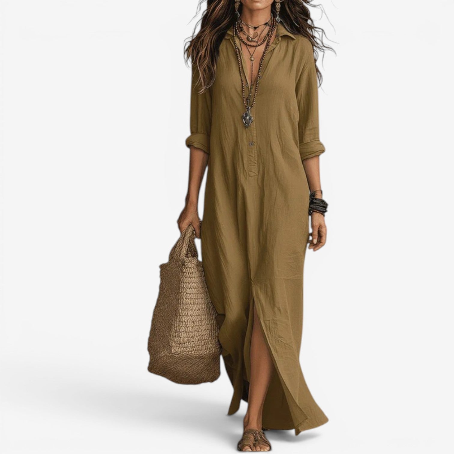 Amor™ Long shirt dress
