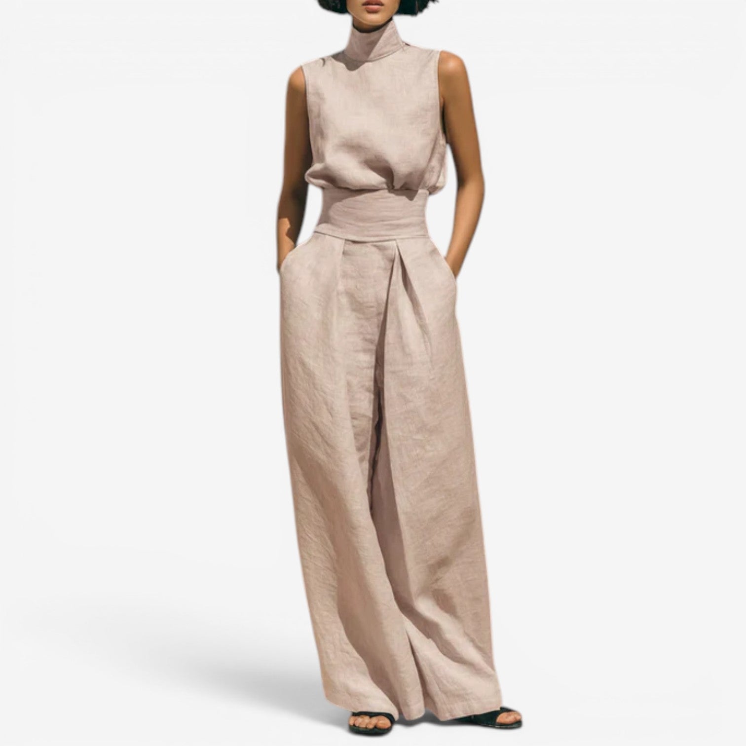 Marielli™ High-neck jumpsuit
