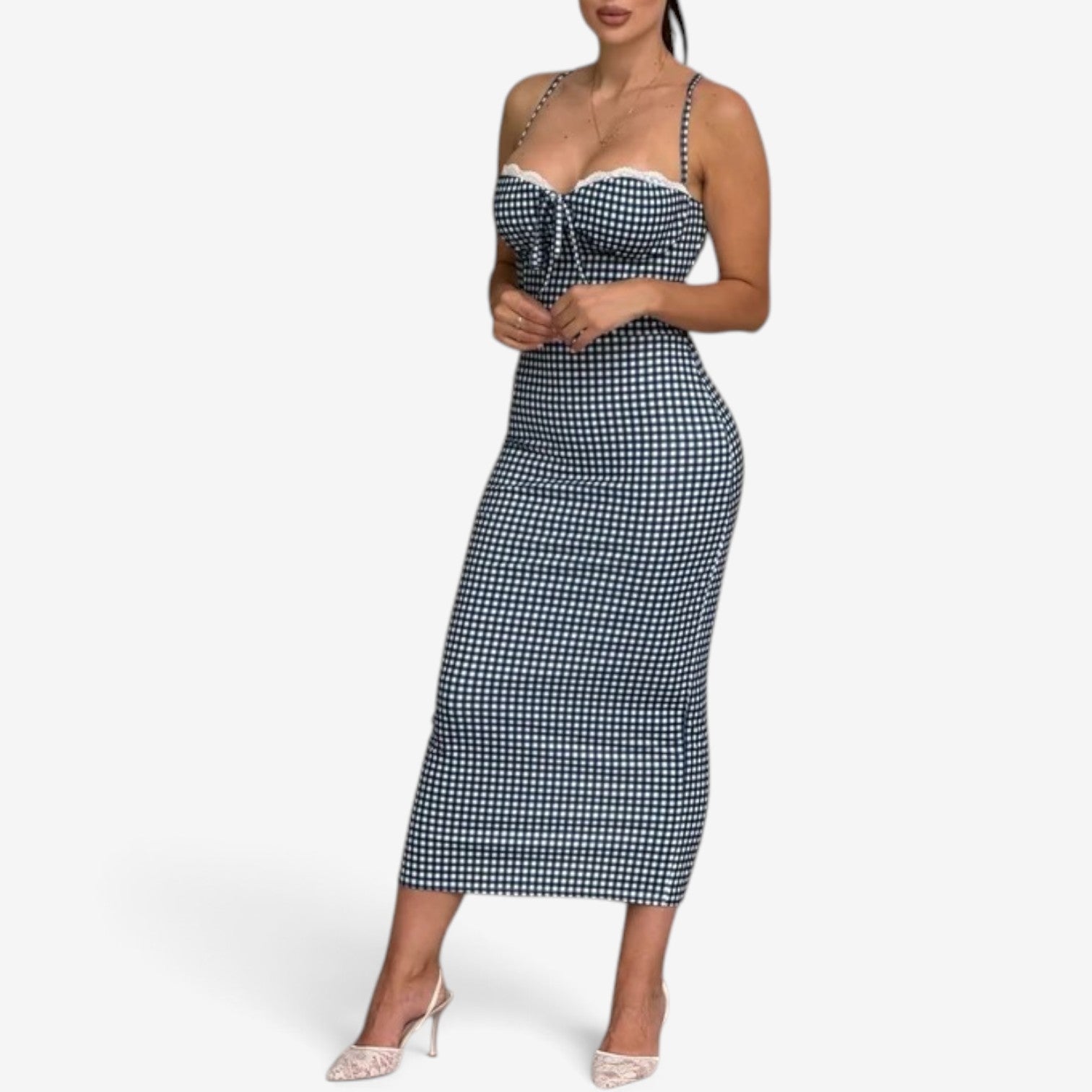Cleona™ Midi dress with straps