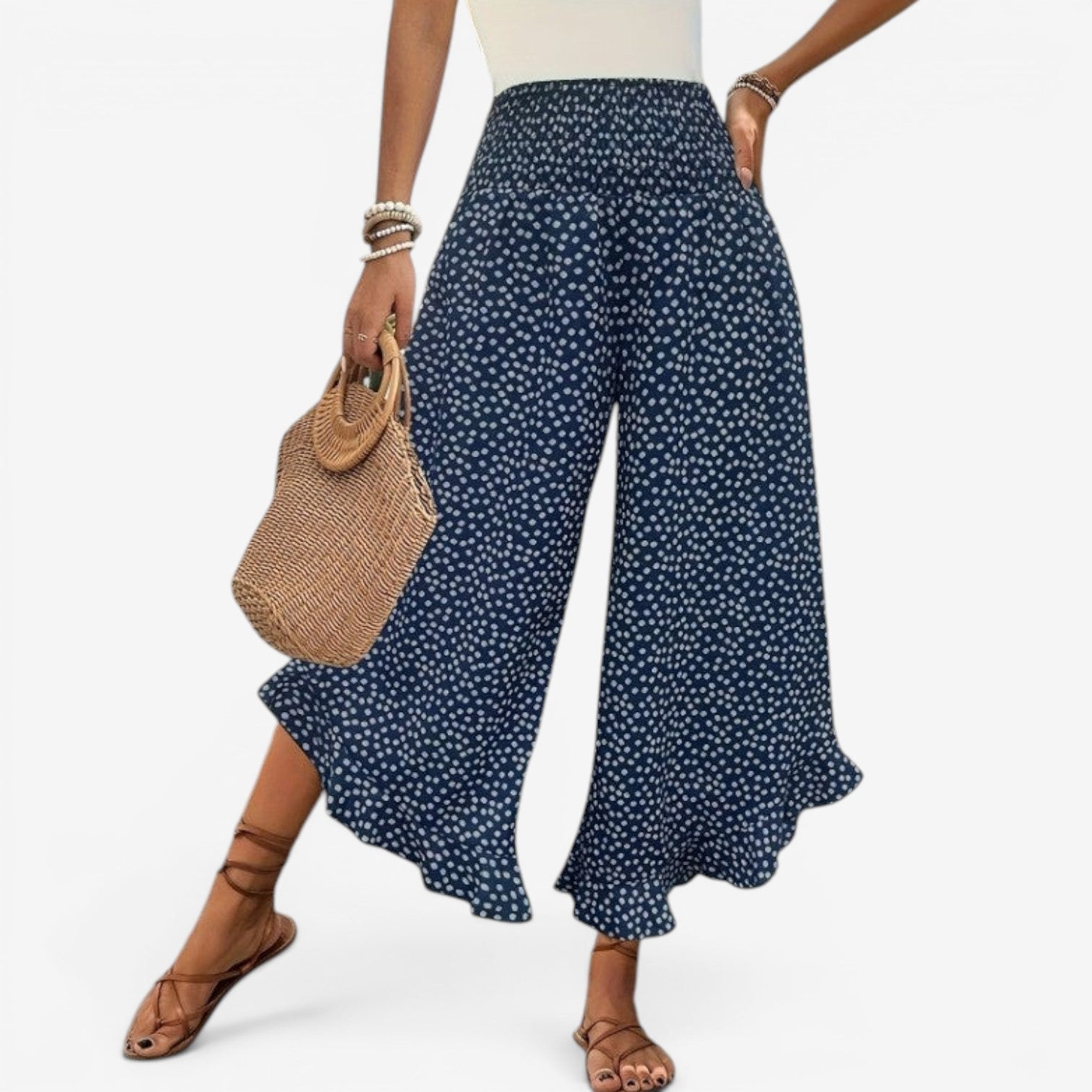 Ceffy™ Wide leg trousers