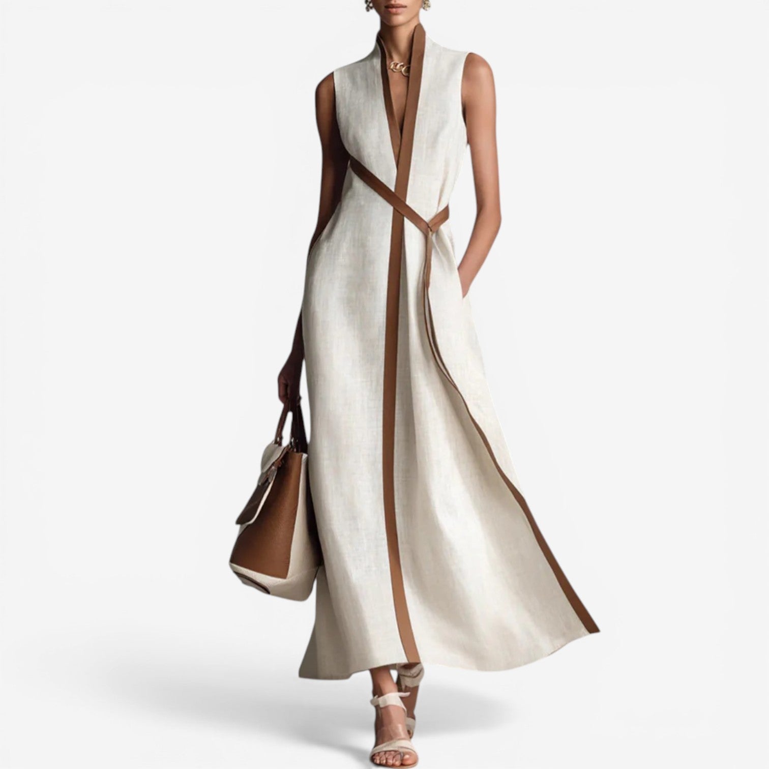 Allena™ Modern wrap dress