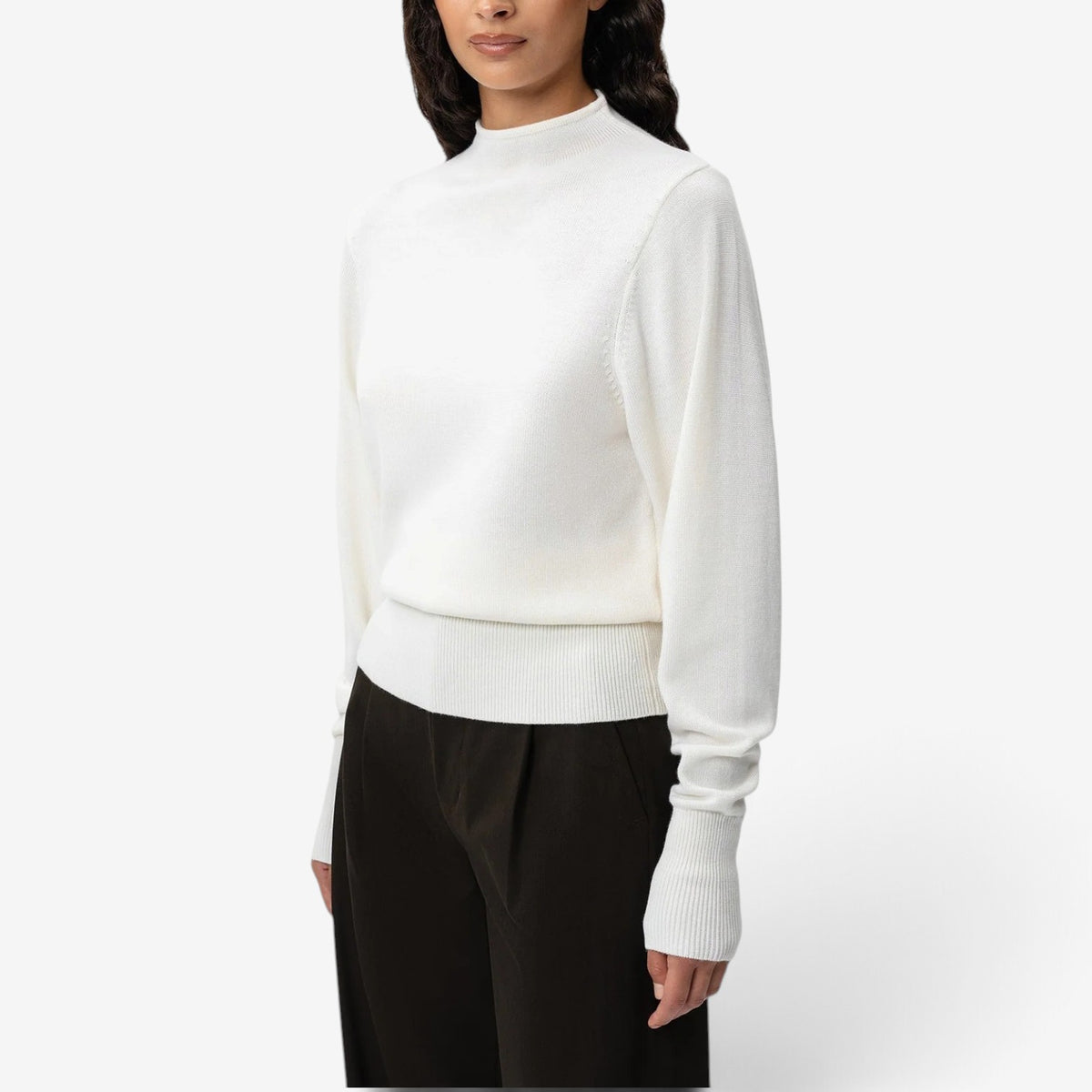Leonie™ Soft Ribbed Cuff Sweater