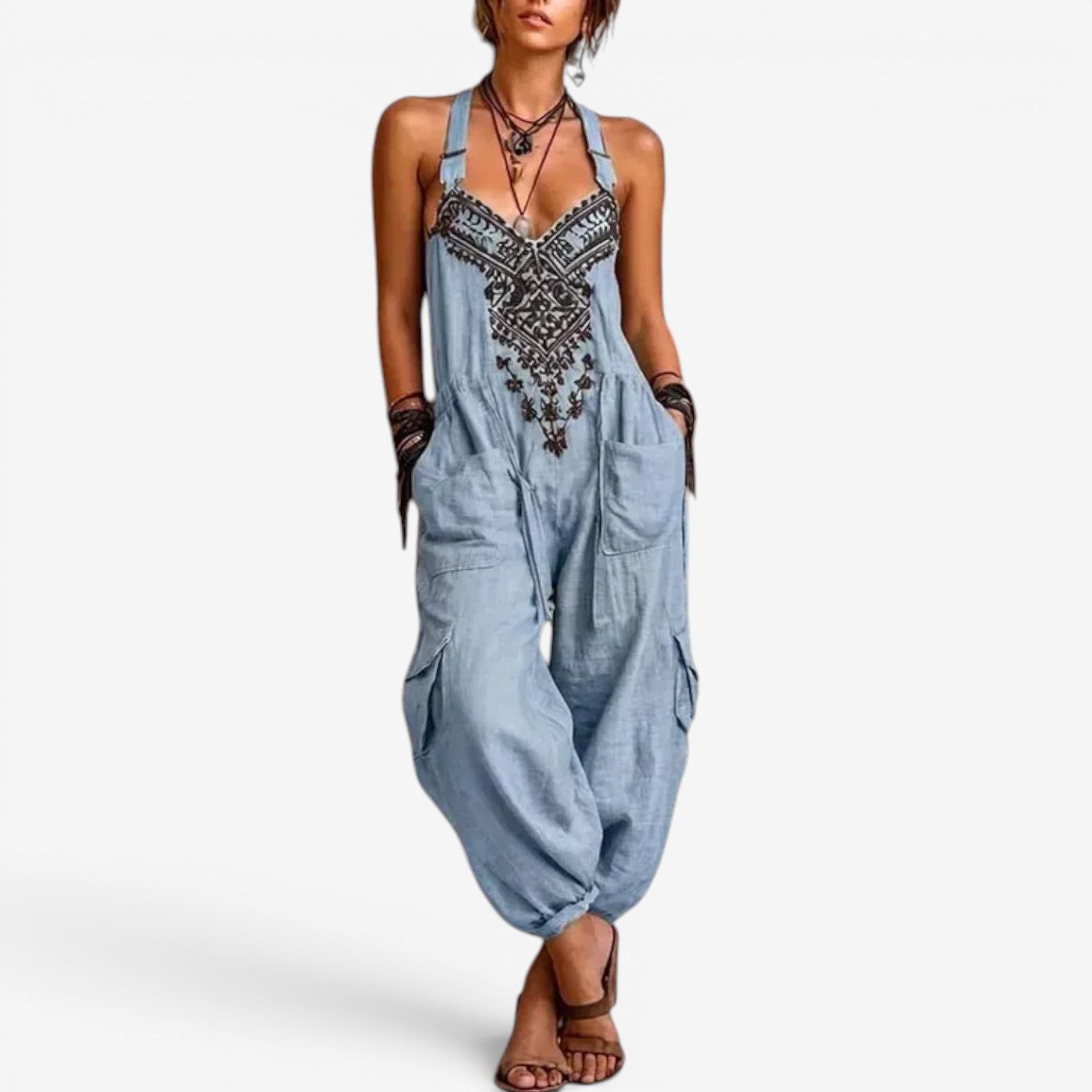 Emellia™ Boho style jumpsuit