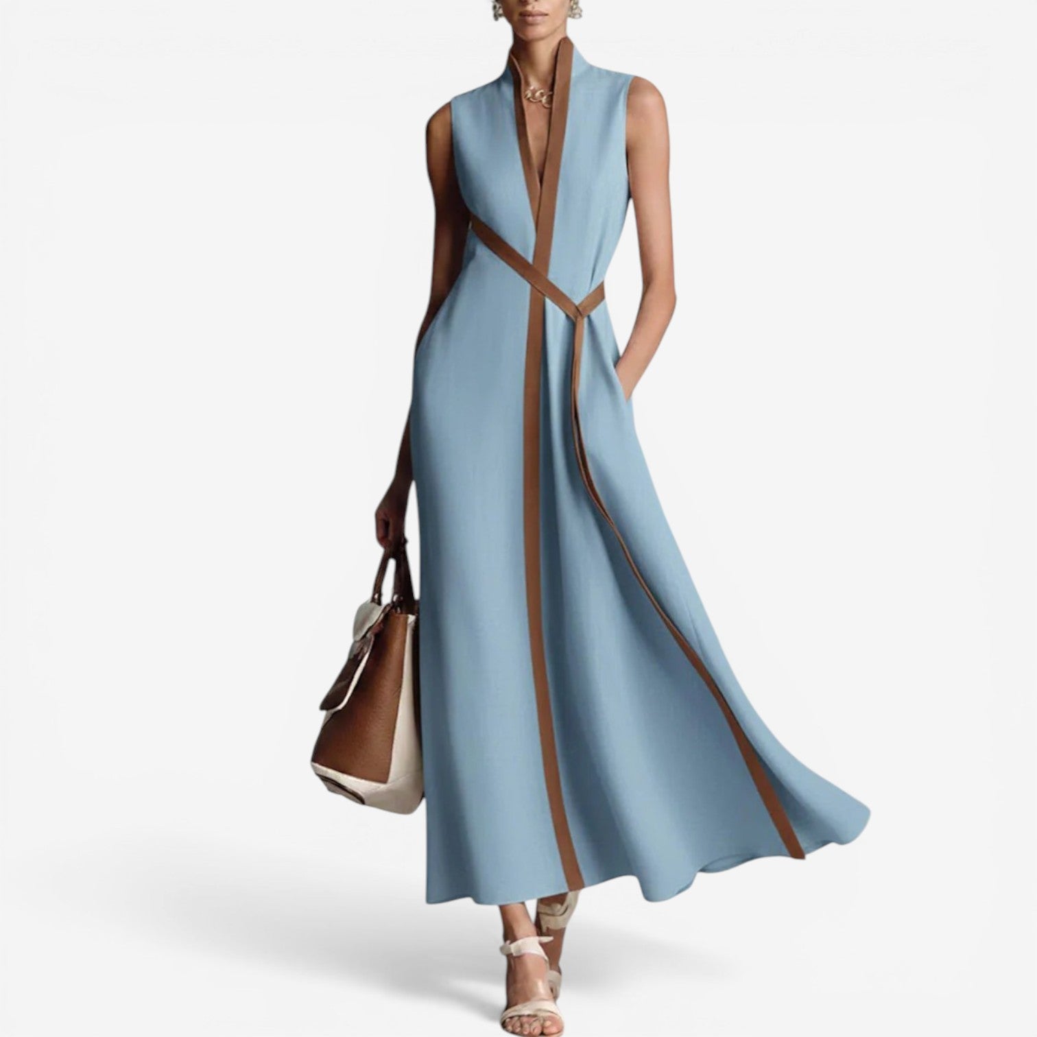 Allena™ Modern wrap dress