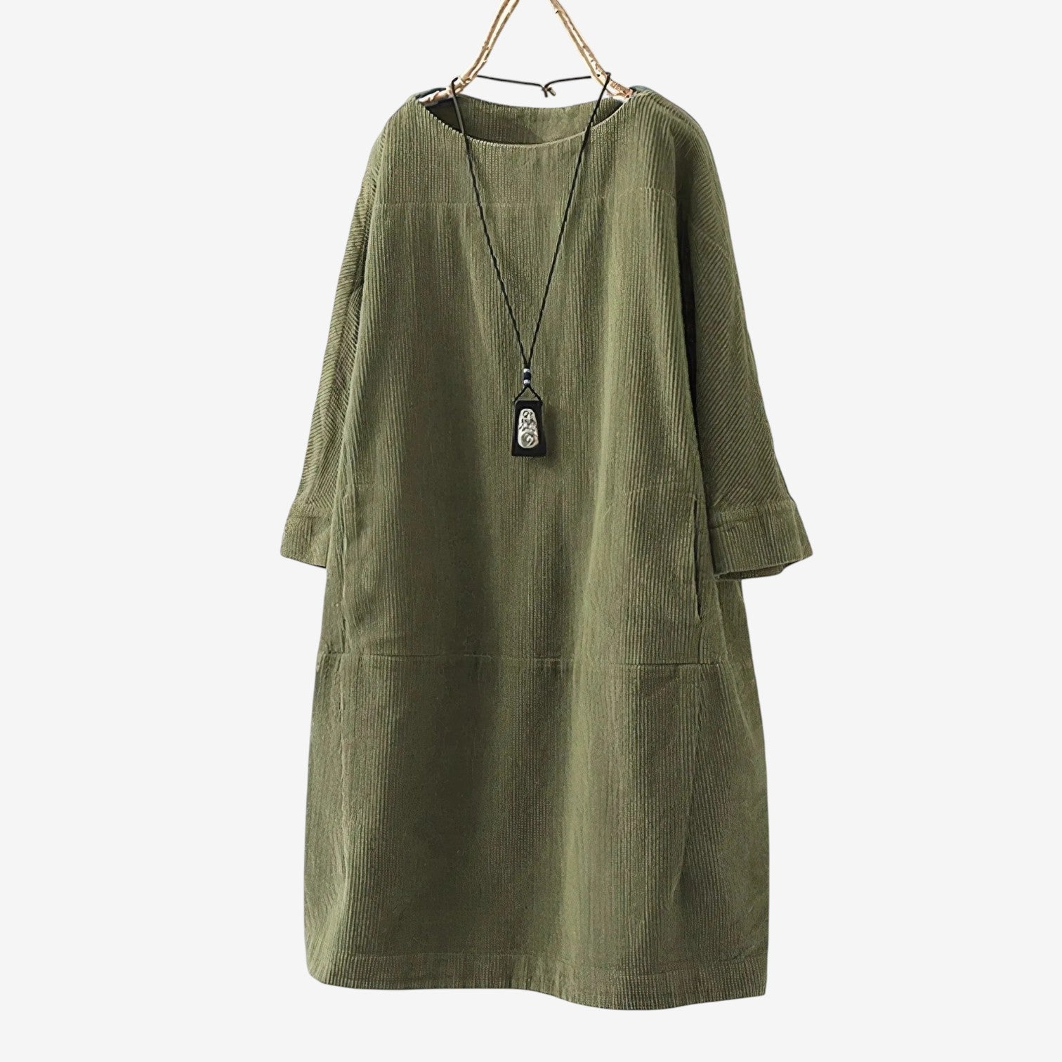 Quiblier™ Corduroy Dress