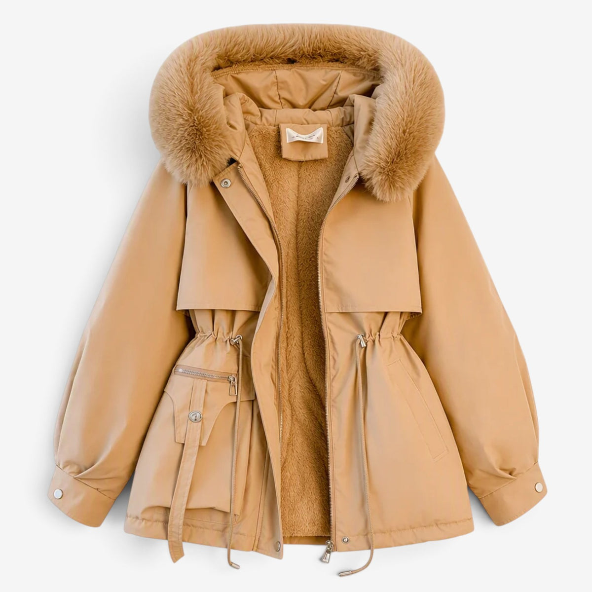 Sophia™ Faux Fur Hooded Parka