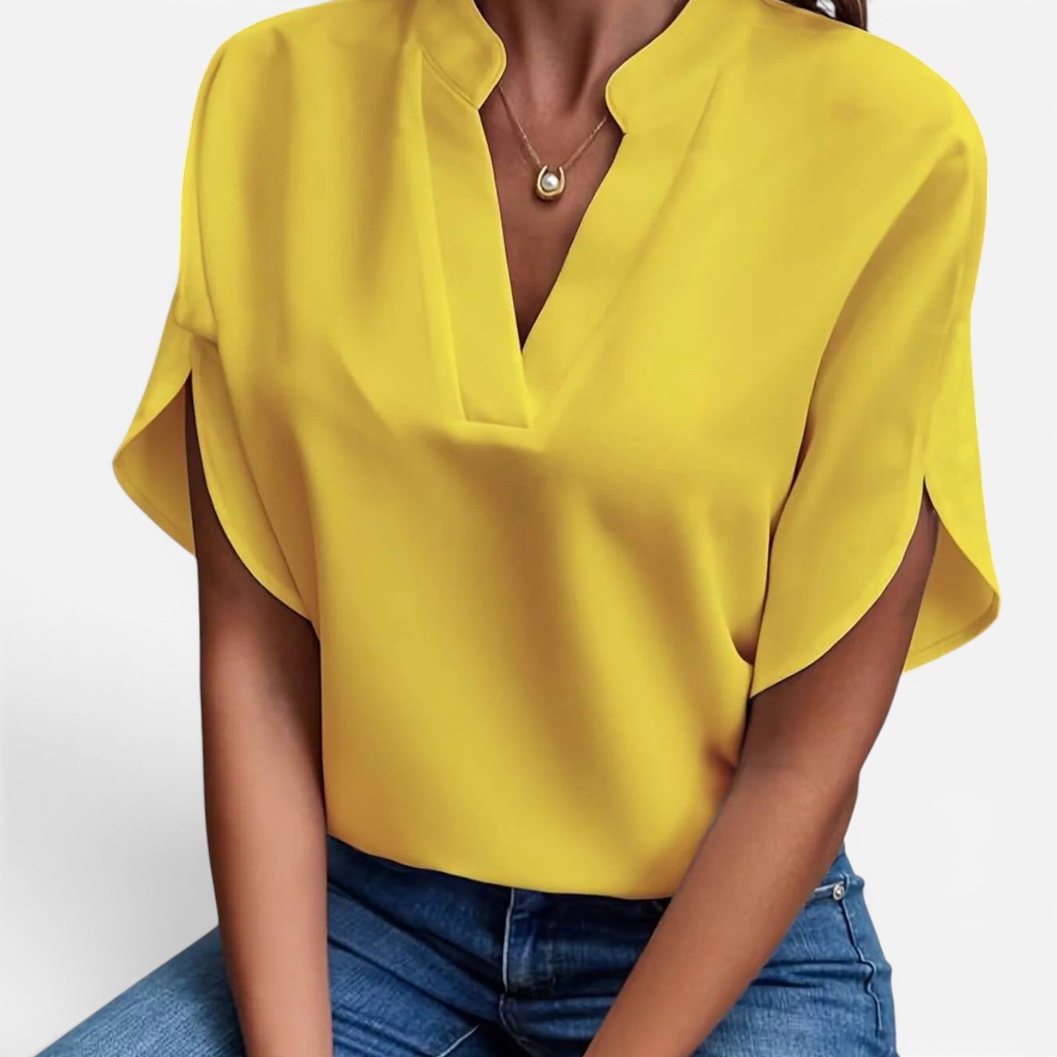Jewel™ V-neck blouse