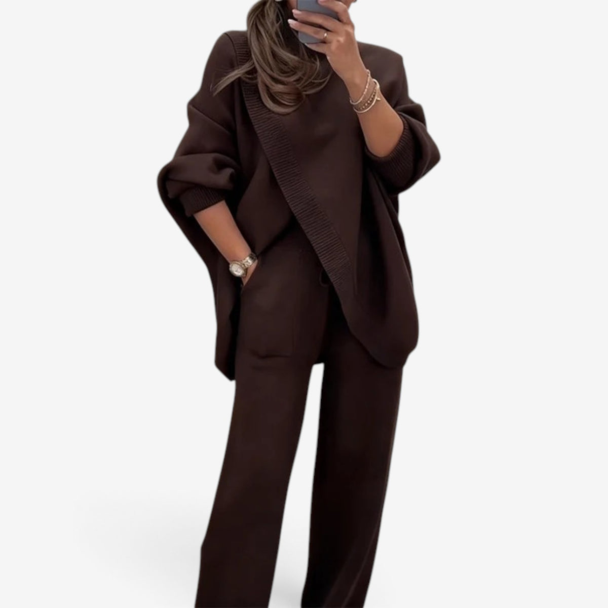 Cassandra™ Draped Poncho Pant Set