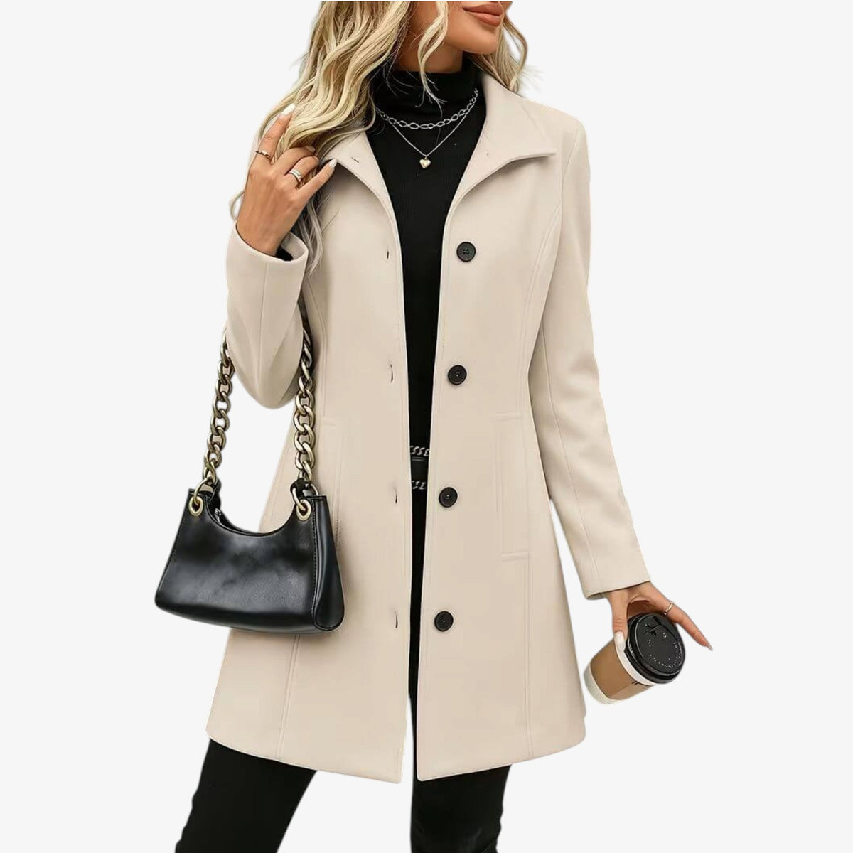 Linnea™ Classic Notch-Collar Coat