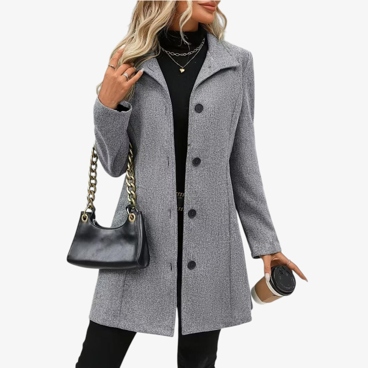 Linnea™ Classic Notch-Collar Coat
