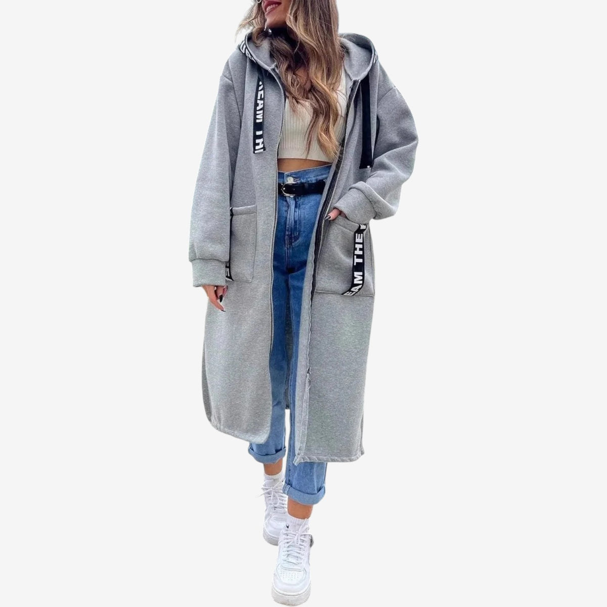 Farrah™ Oversized Hooded Long Coat
