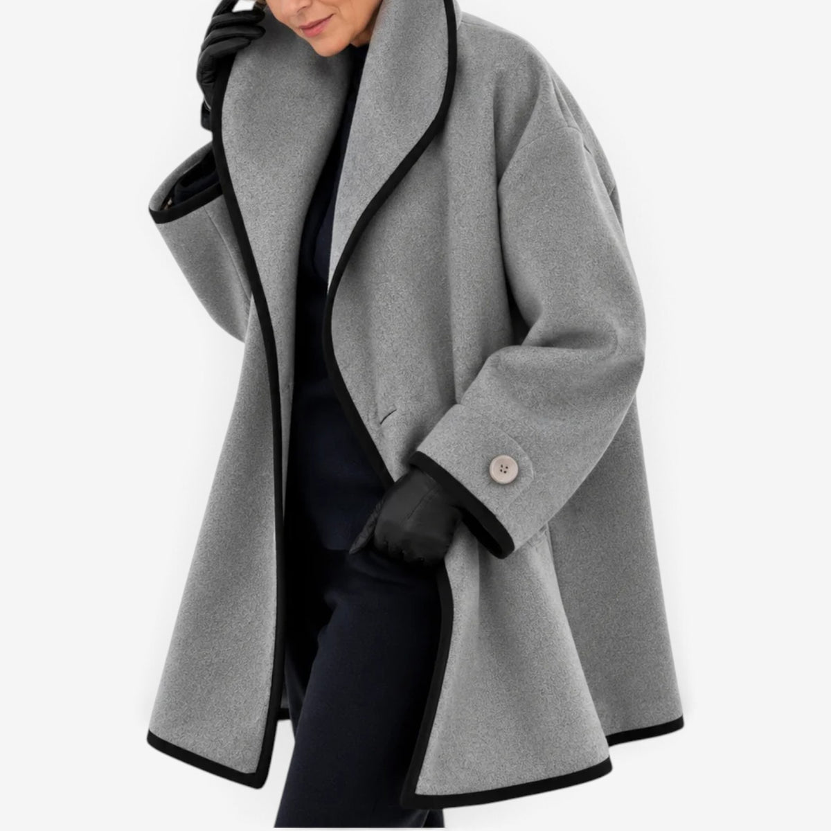 Adele™ Draped Wrap Coat