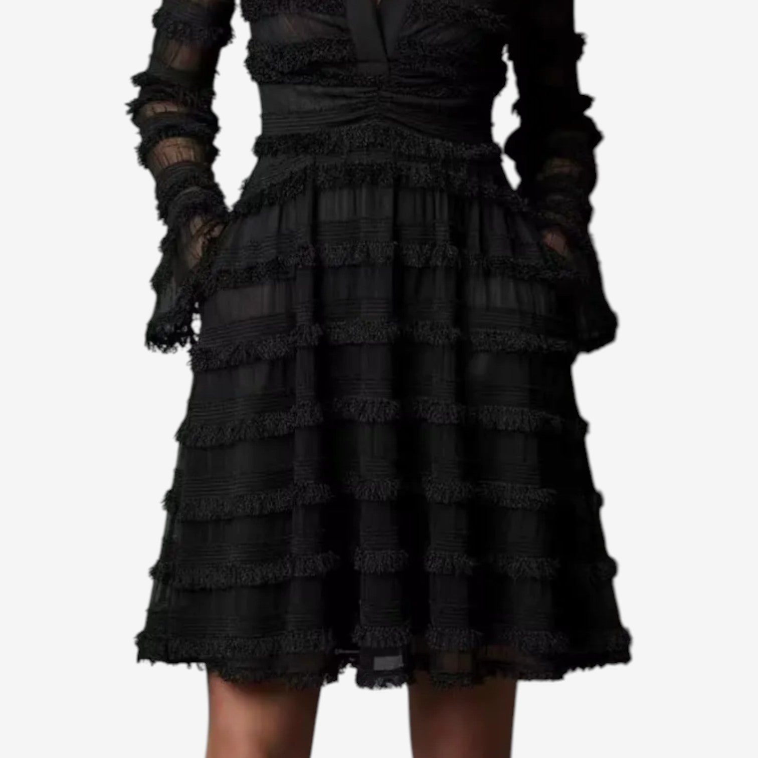 Hazel™ Elegant Ruffle Dress