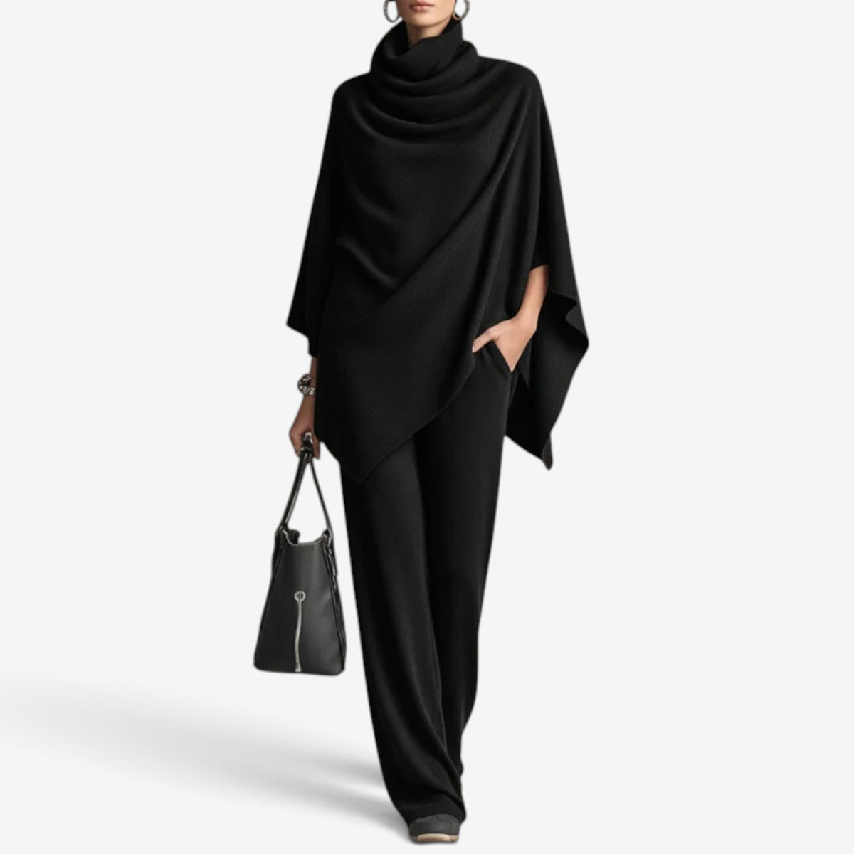 Cassandra™ Draped Poncho Pant Set