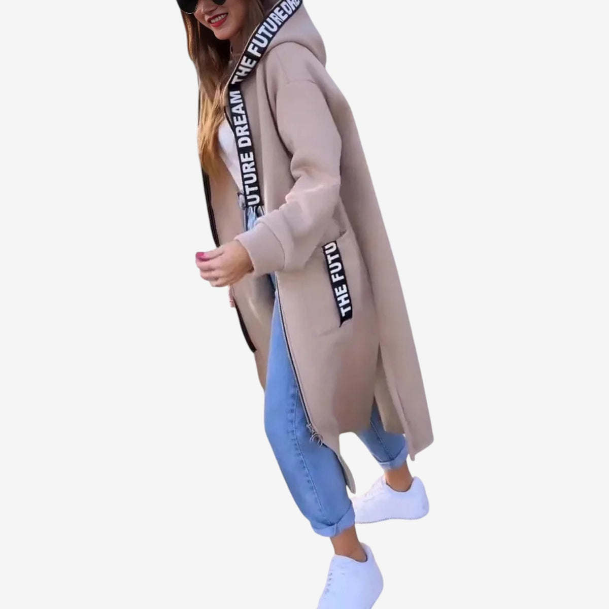 Farrah™ Oversized Hooded Long Coat