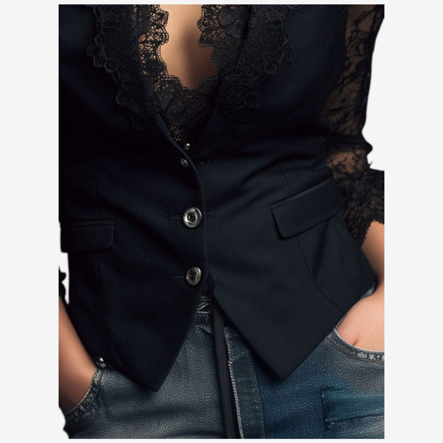 Arianna™ Luxe Neckline Blouse