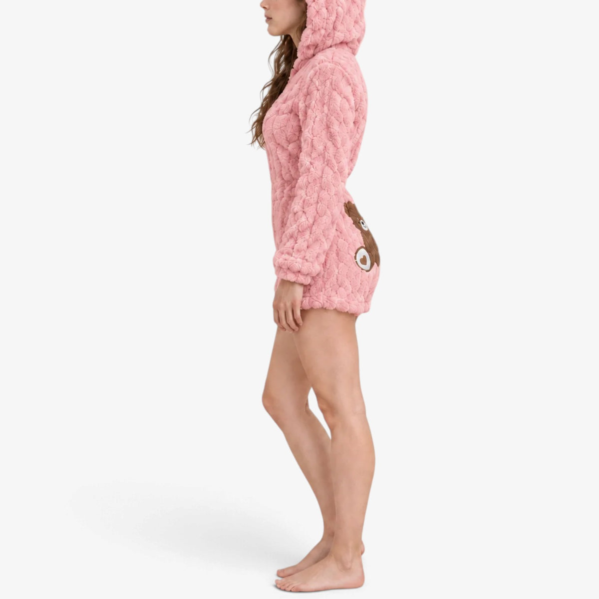 Rosalie™ Teddy Bear Hooded Jumpsuit