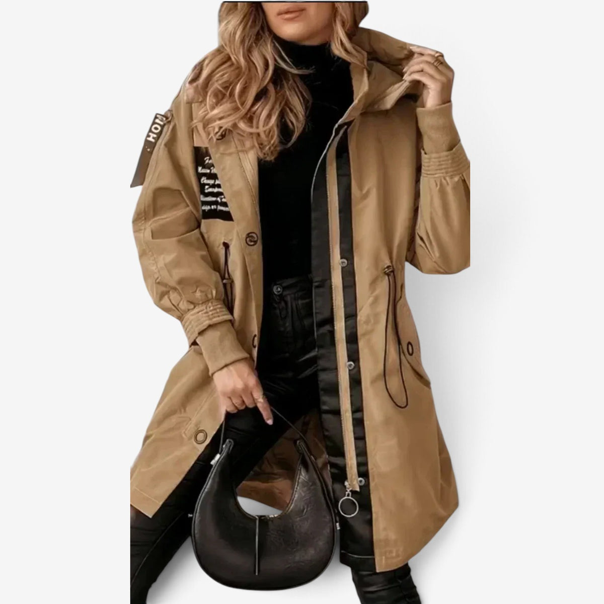Talia™ Utility Hooded Longline Jacket