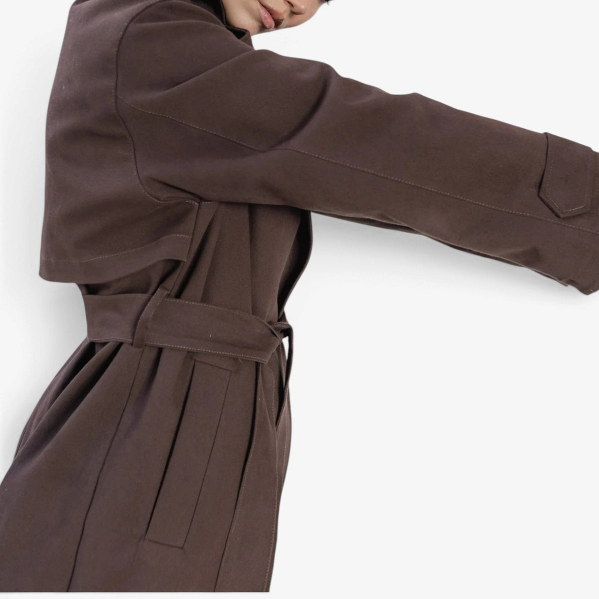 Coralie™ Structured Long Trench Coat