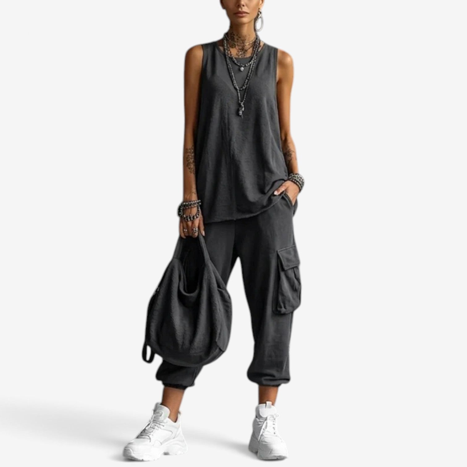 Ellie™ Two-piece sleeveless top