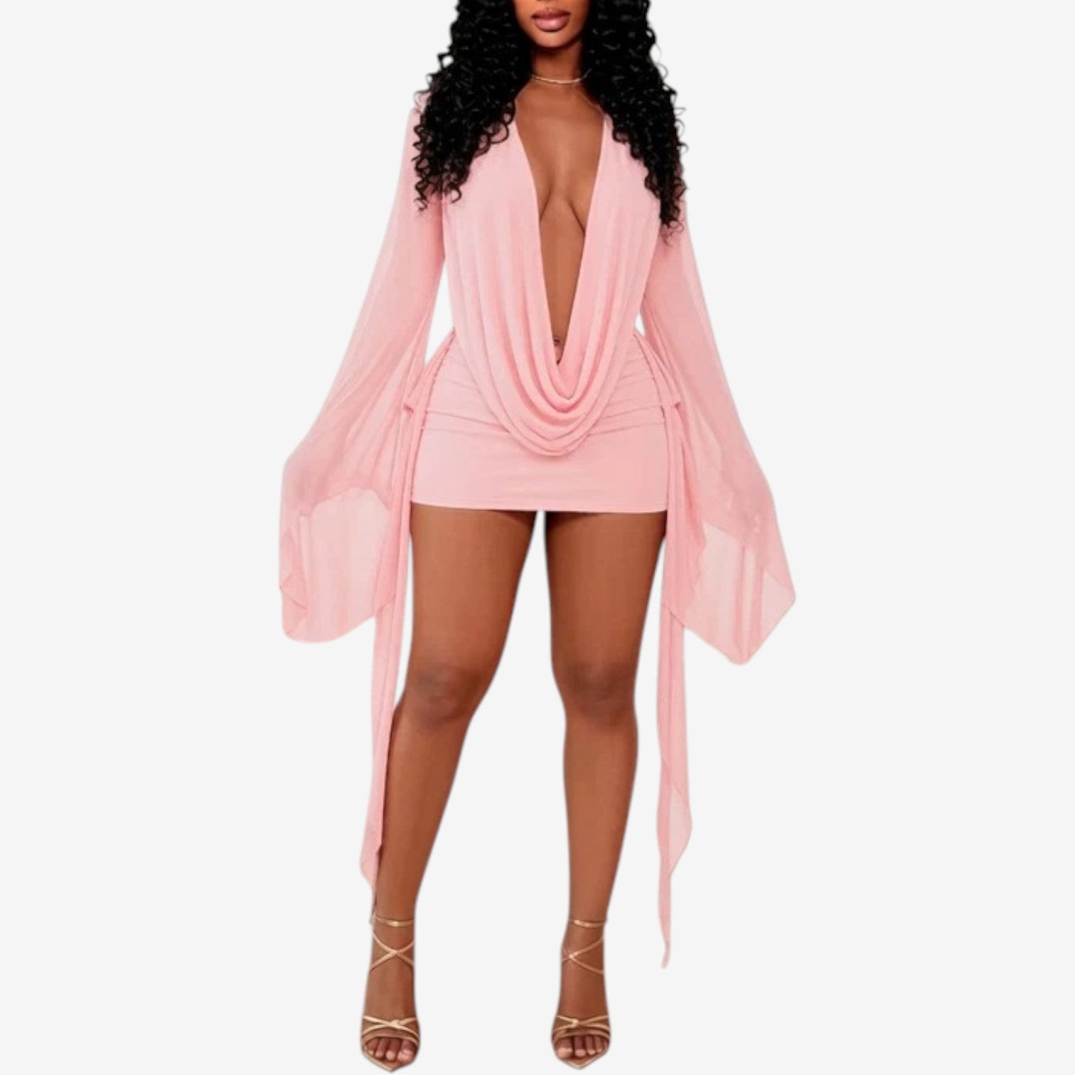 Ricca™ Chiffon mini dress