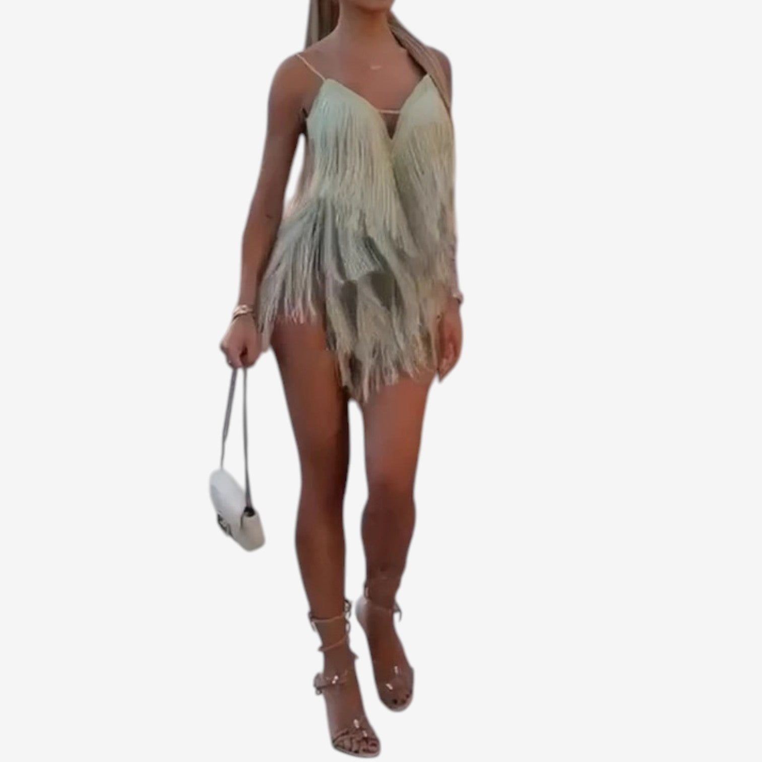 Katrina™ Tassel fringe mini dress