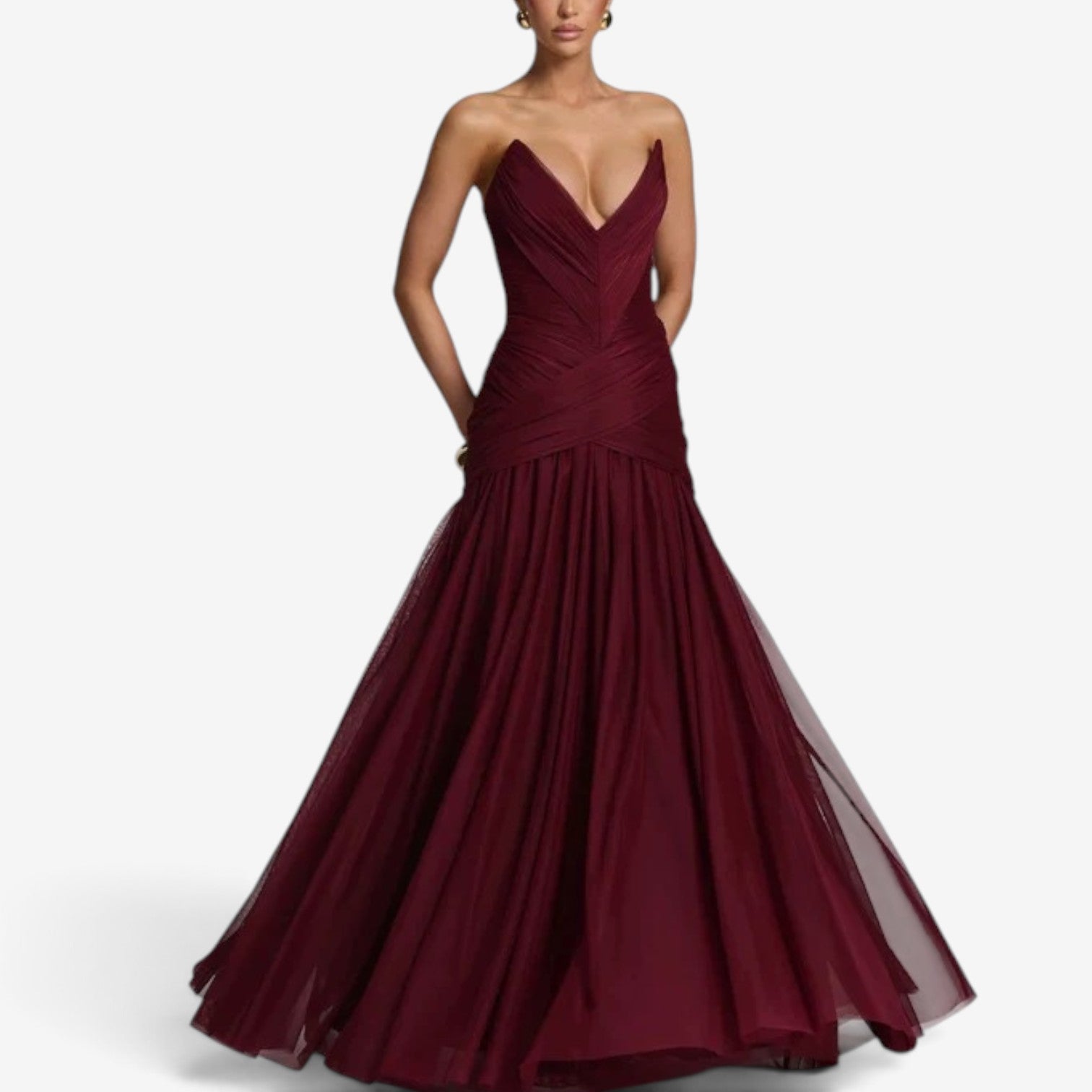 Raiah™ Strapless ball gown