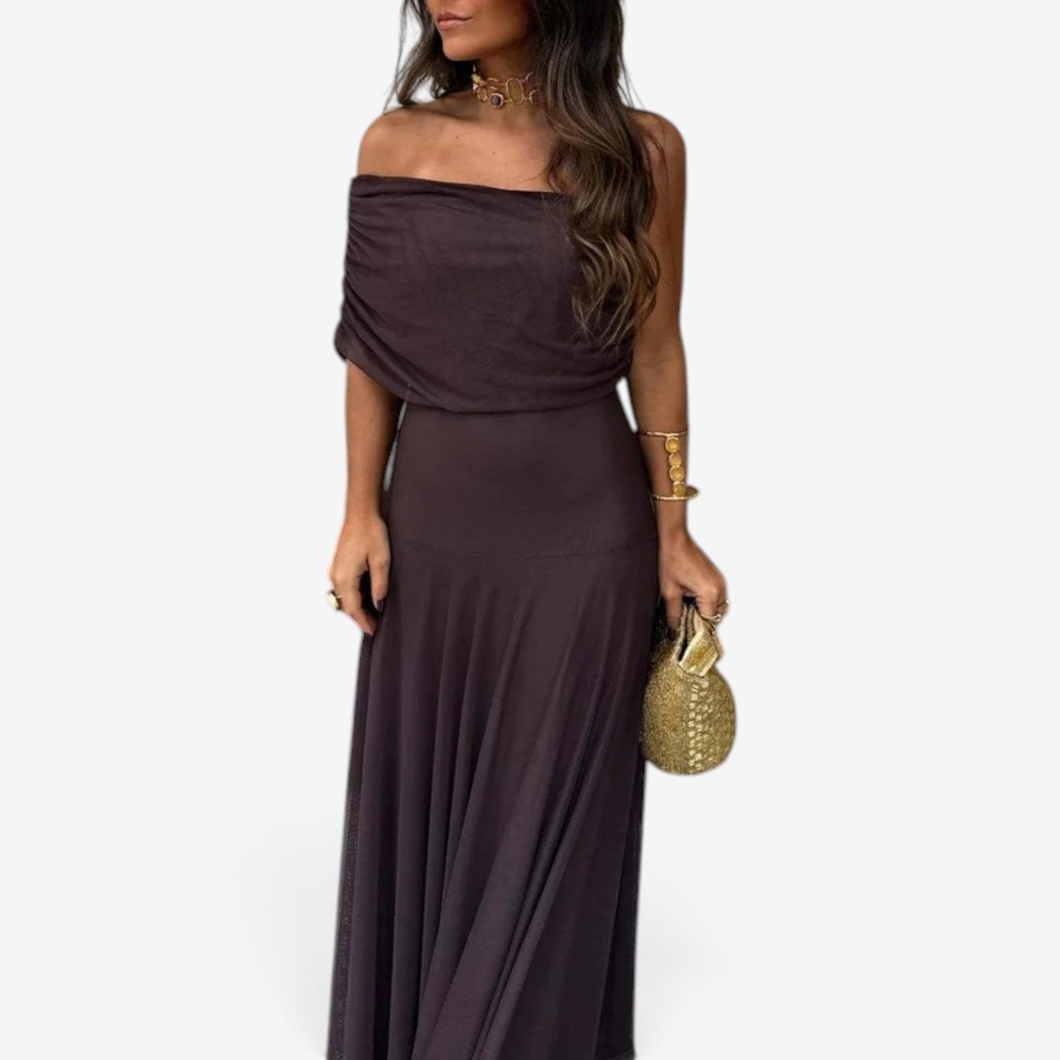 Karissa™ Draped maxi dress