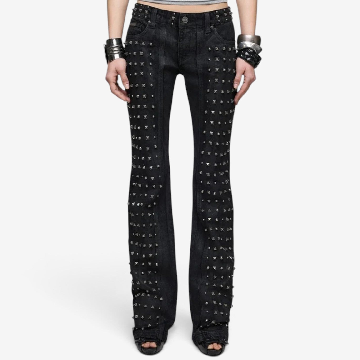Lyla™ Studded denim jeans