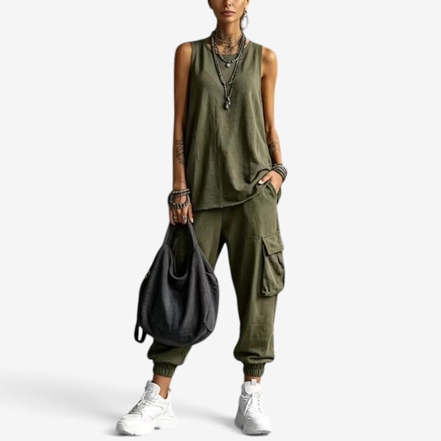 Ellie™ Two-piece sleeveless top