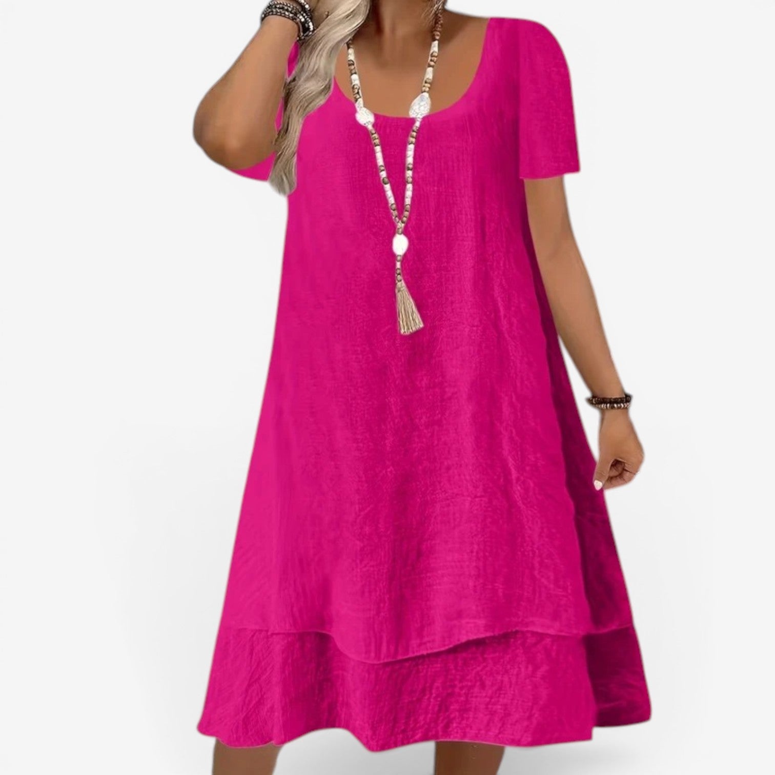 Elliane™ Midi dress with sleeves